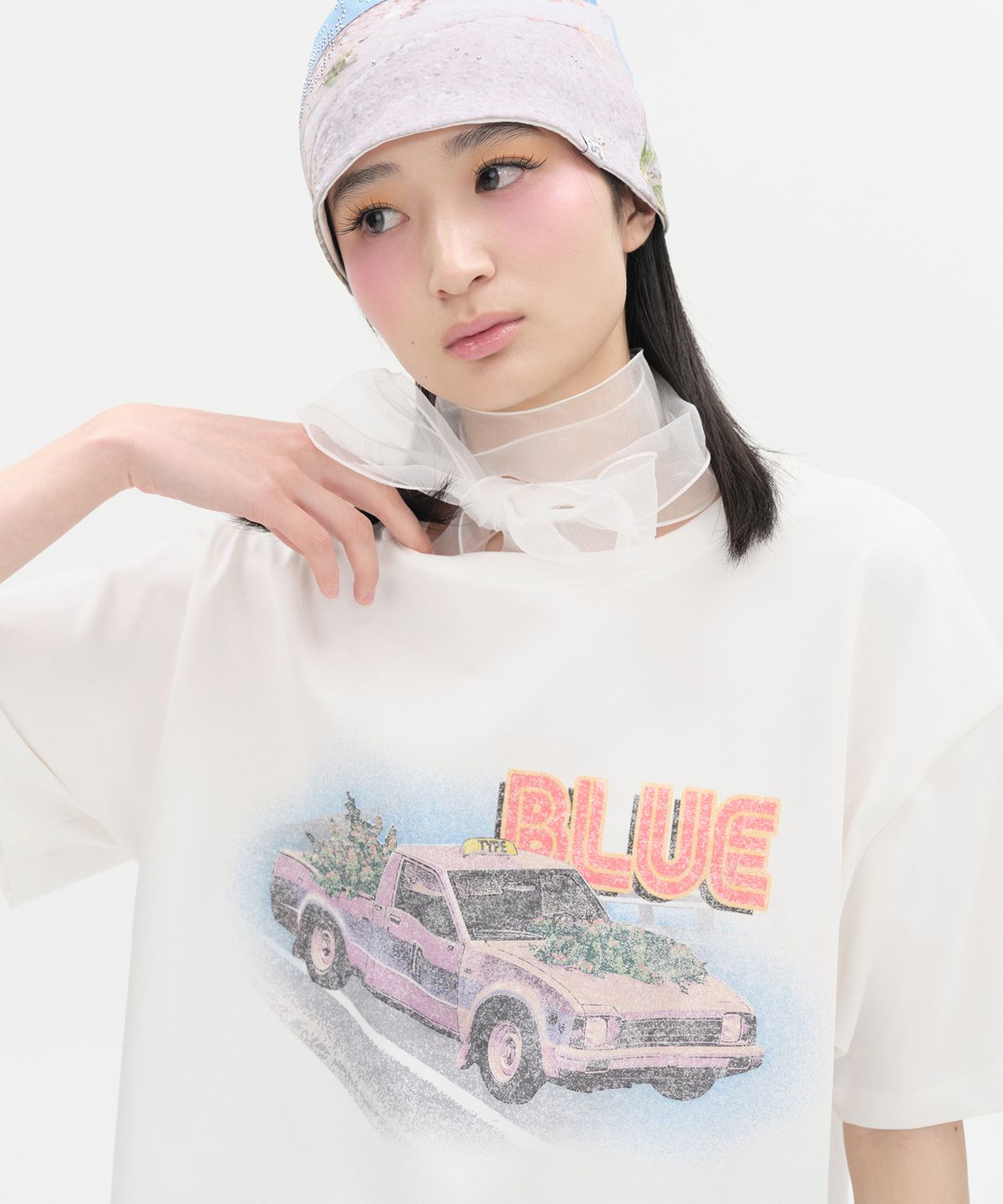 타입서비스(TYPESERVICE) Blue Ride Top [White]