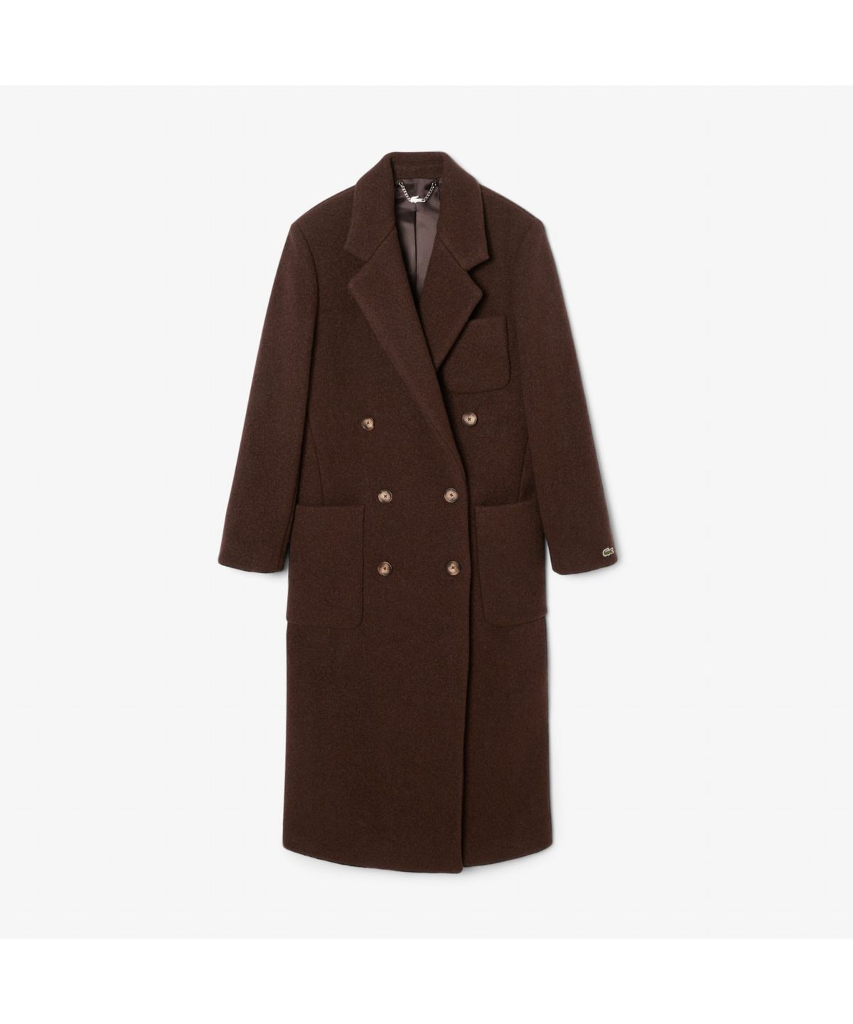 라코스테(LACOSTE) 여성 더블브레스트 울 롱코트 BF8413-55N SKB