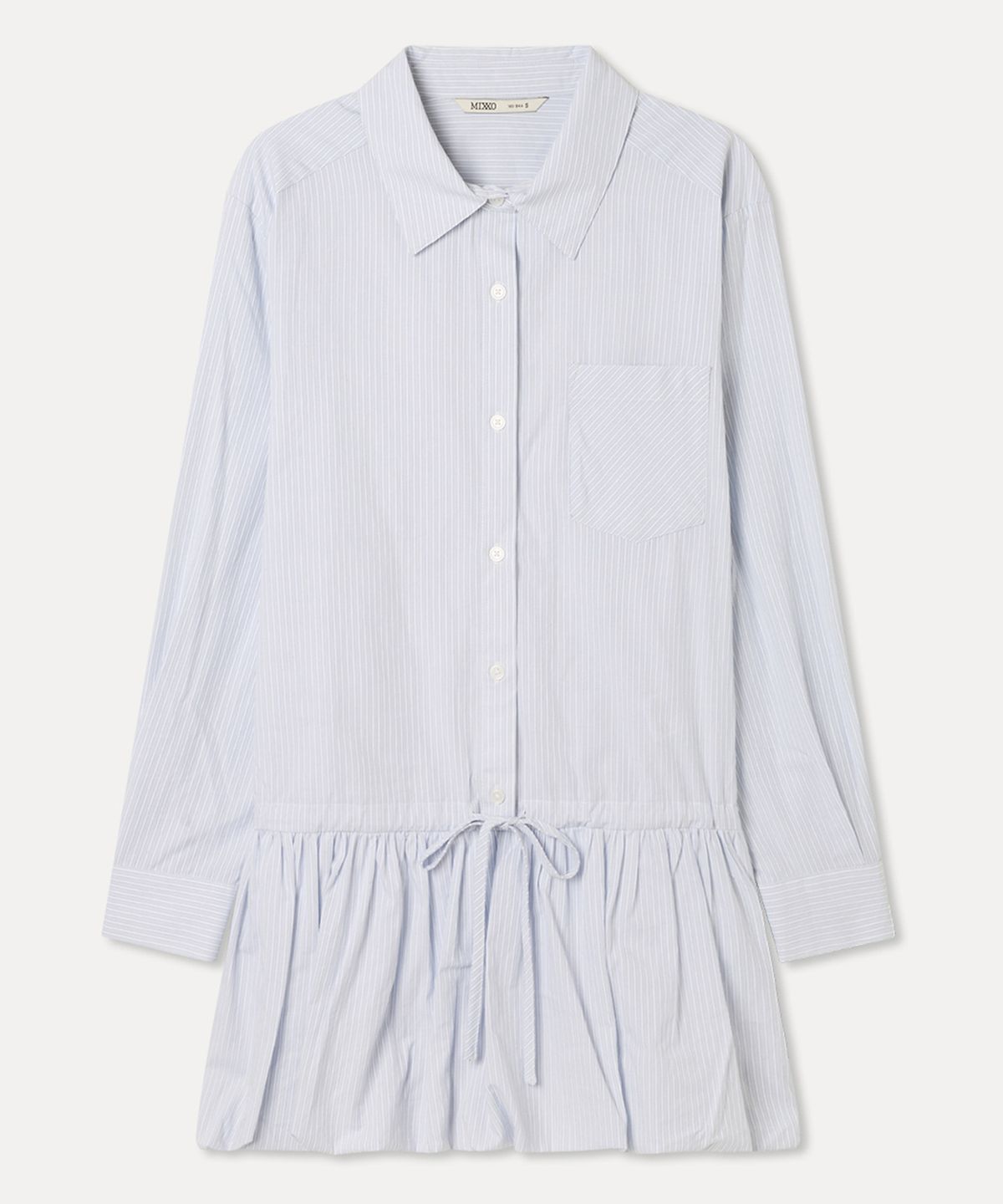 미쏘(MIXXO) 벌룬 셔츠카라 원피스_MIWOWG202C