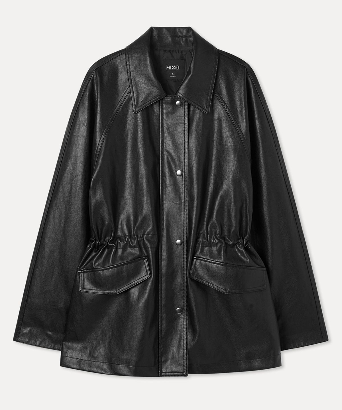 미쏘(MIXXO) 하프 페이크레더자켓_MIWJLG221G