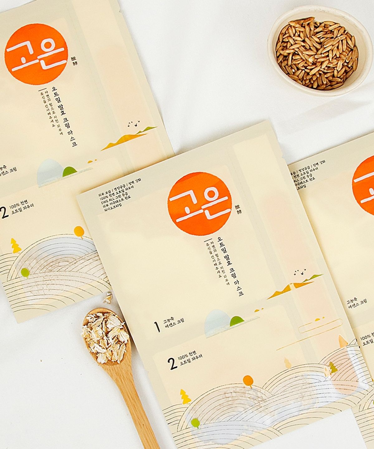 데이셀코스메틱(DAYCELLCOSMETICS) 고은 오트밀 발효 크림 워시오프 보습 마스크팩 * 4매