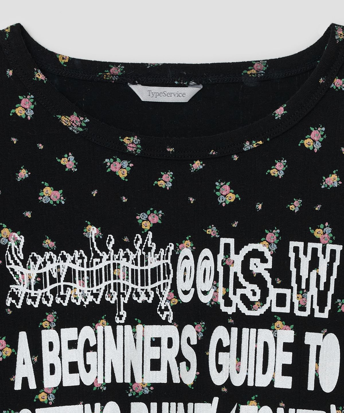 타입서비스(TYPESERVICE) Cinched Silhouette Top [Black]