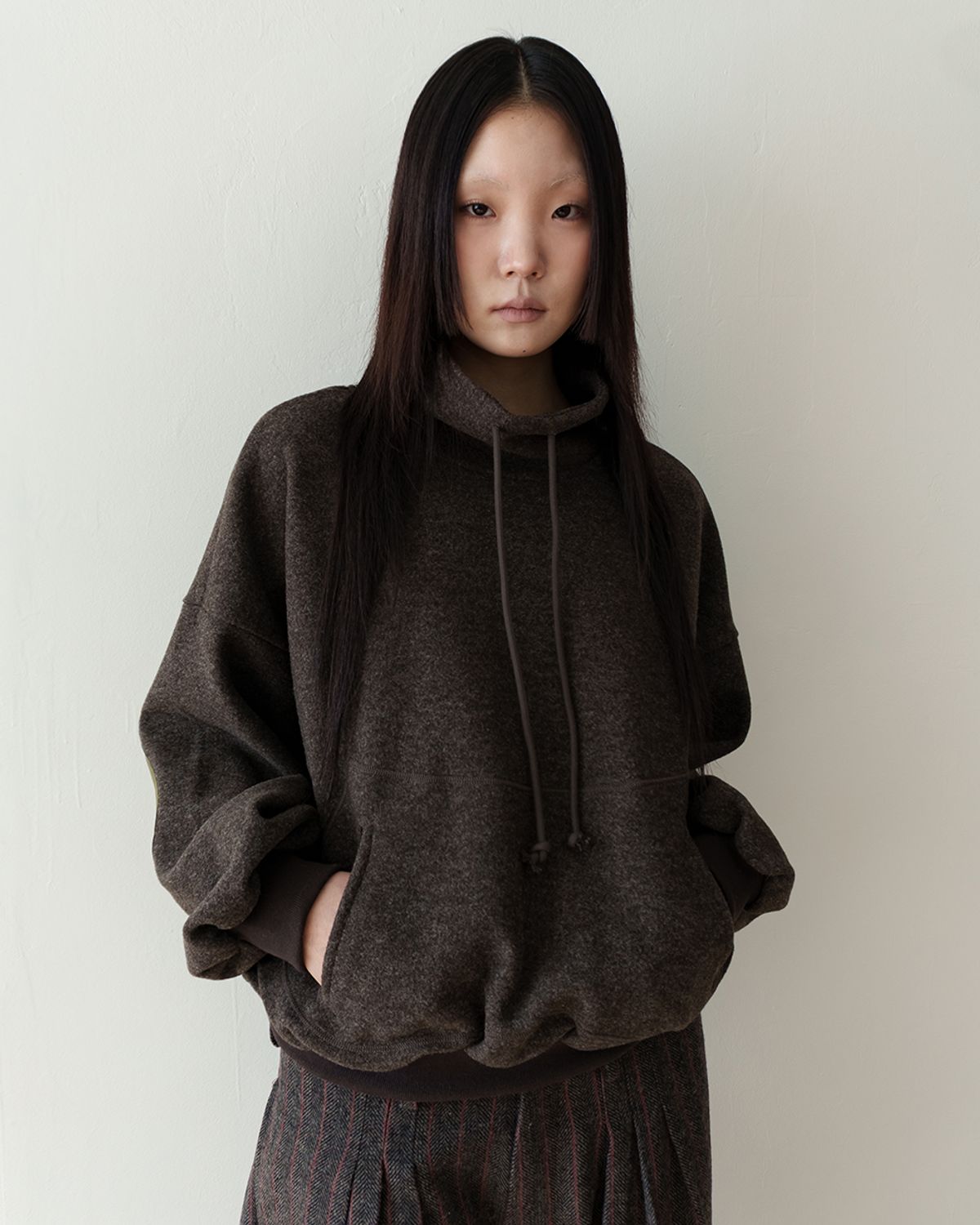카락터(KARACTOR) Bean wool pullover / Brown
