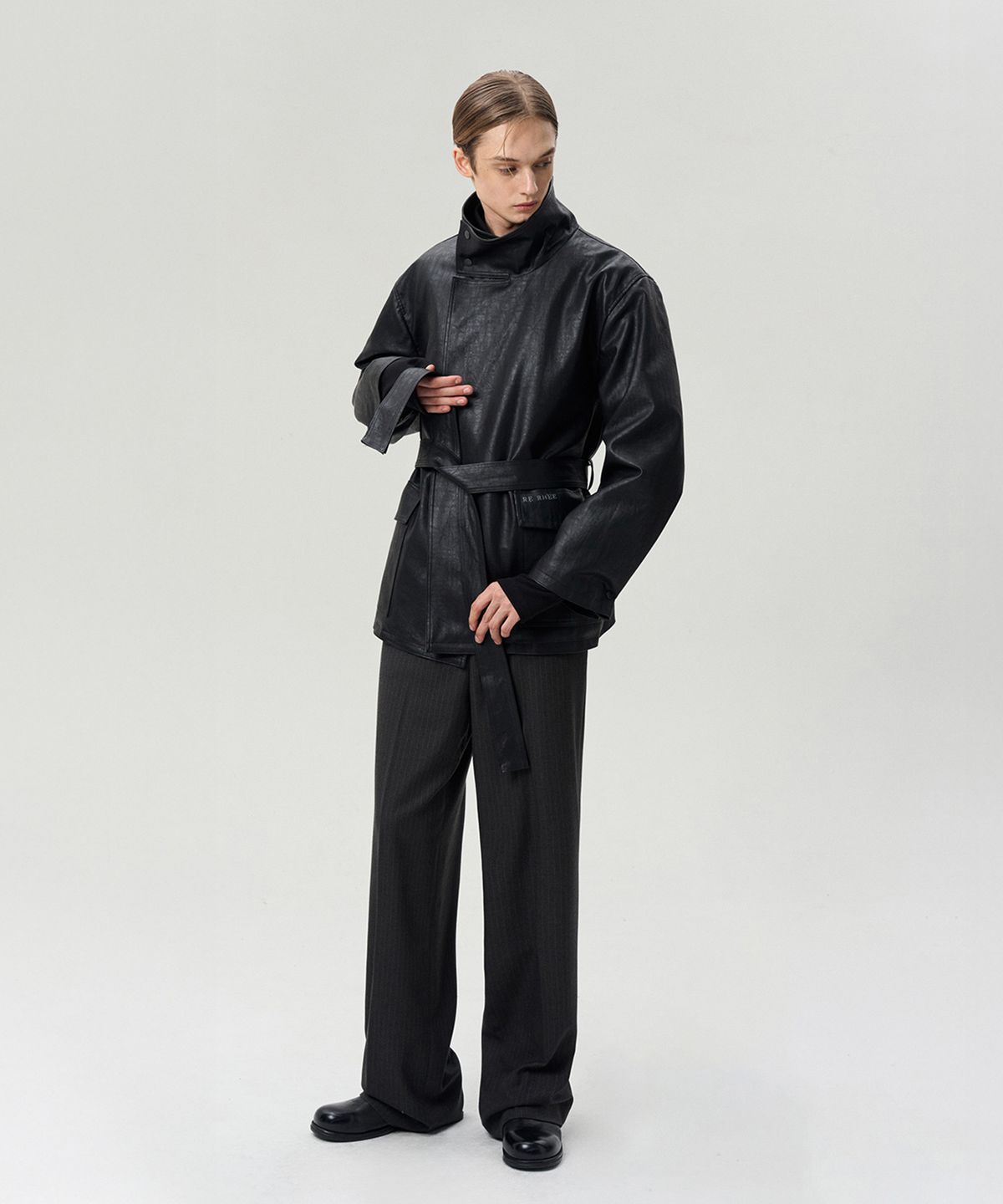 리이 맨(RERHEE MEN) FUNNEL NECK QUILTED JACKET