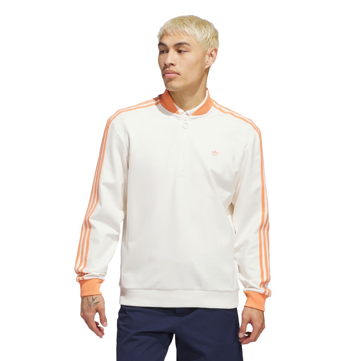 아디다스 골프(ADIDAS GOLF) 오리지널스 3S 쿼터집 스웨트셔츠 KB8628