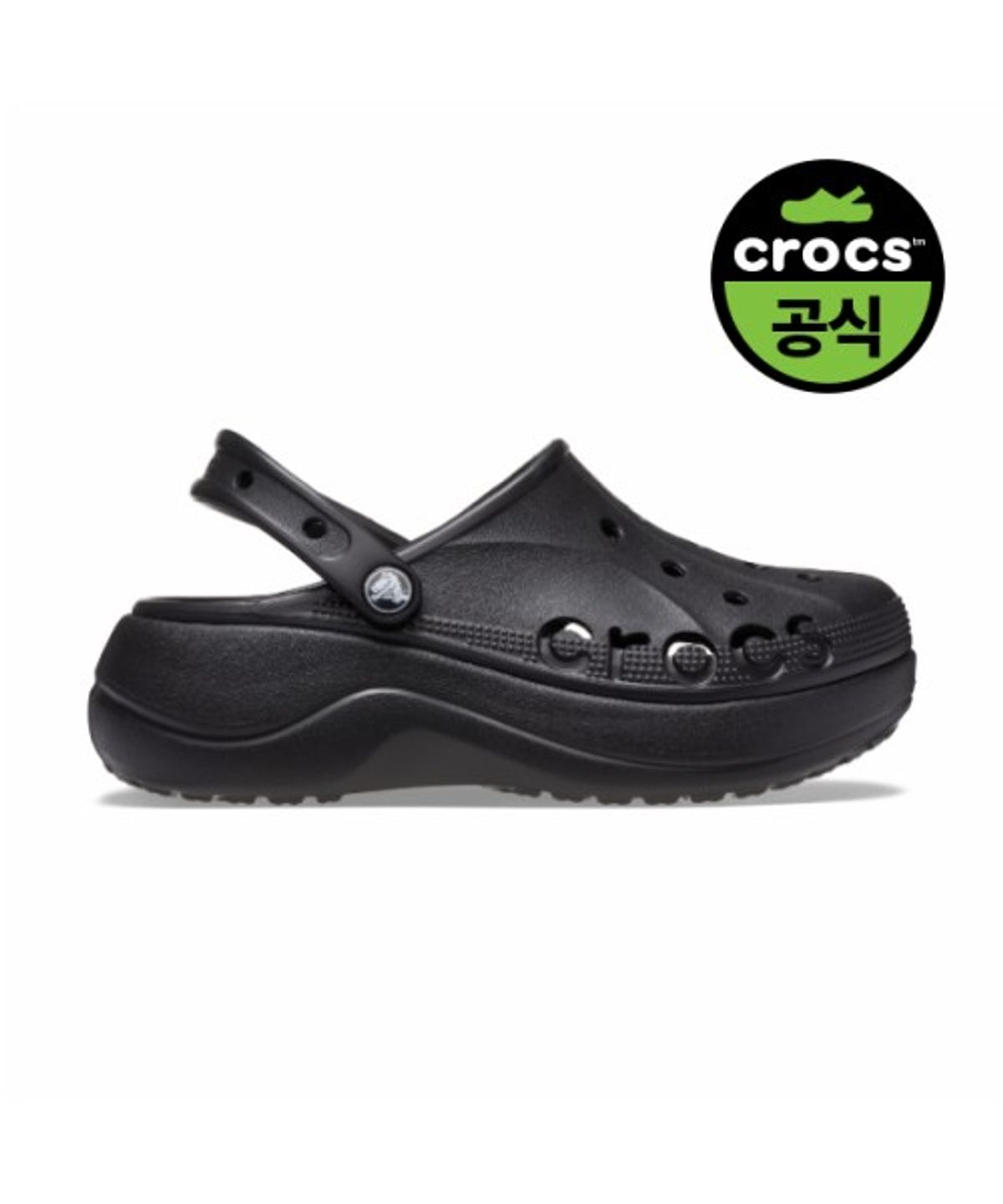 크록스(CROCS) 여성 바야 플랫폼 클로그 BK (26SWCL208186)