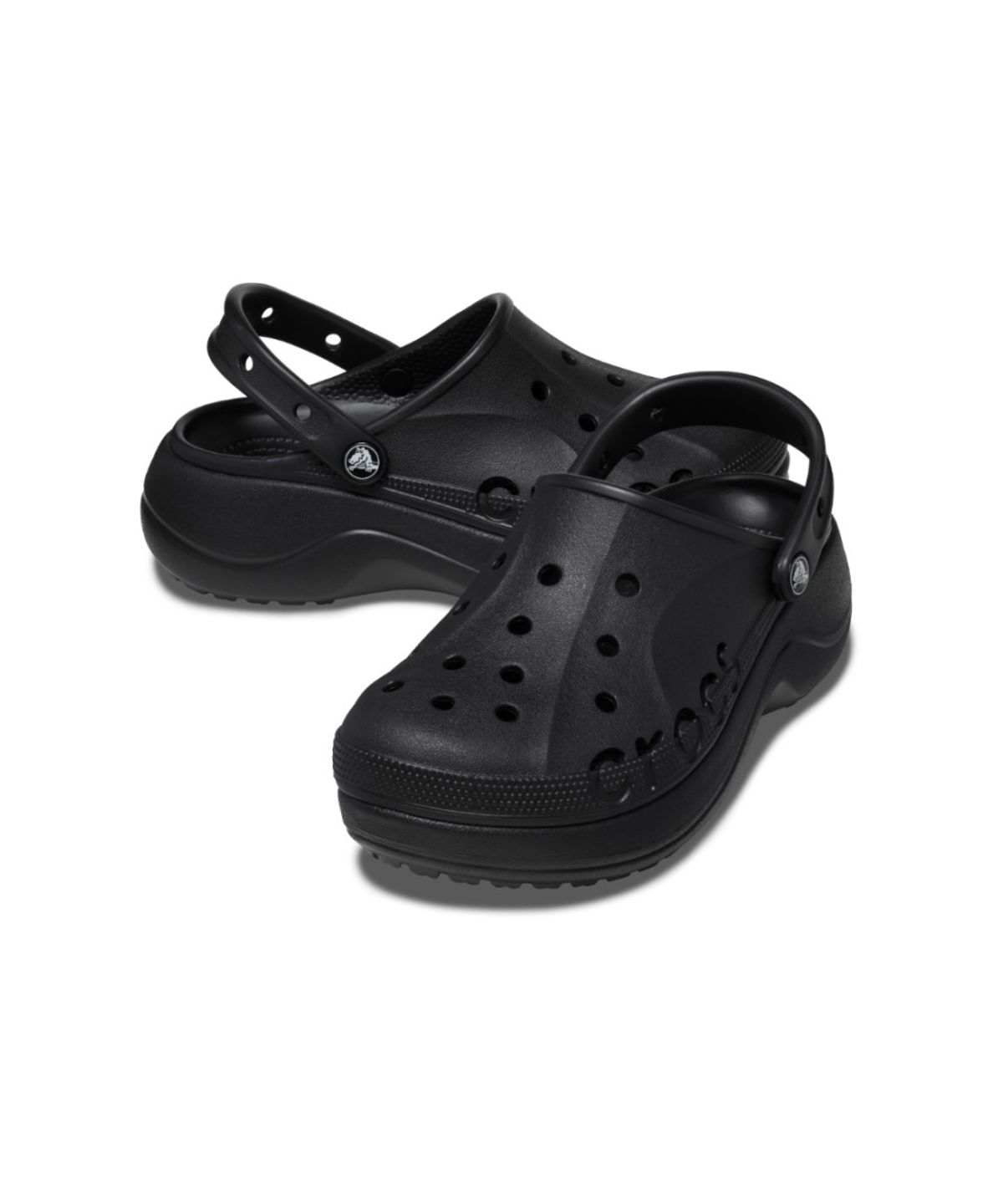 크록스(CROCS) 여성 바야 플랫폼 클로그 BK (26SWCL208186)
