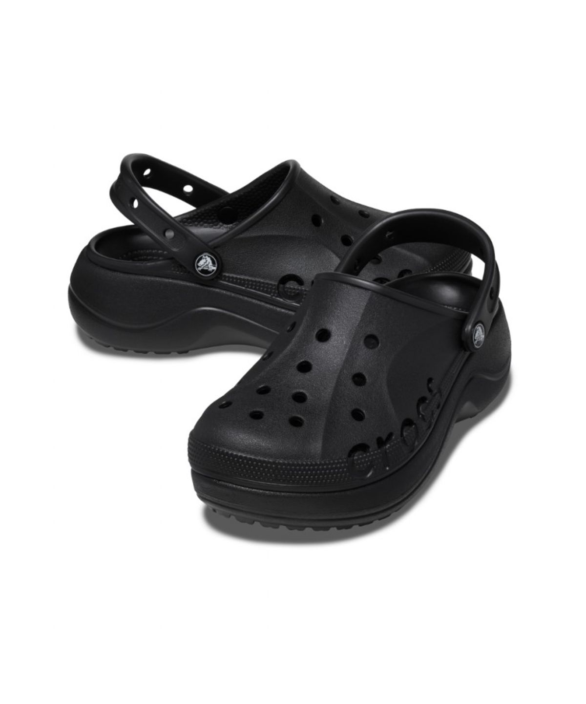 크록스(CROCS) 여성 바야 플랫폼 클로그 BK (26SWCL208186)