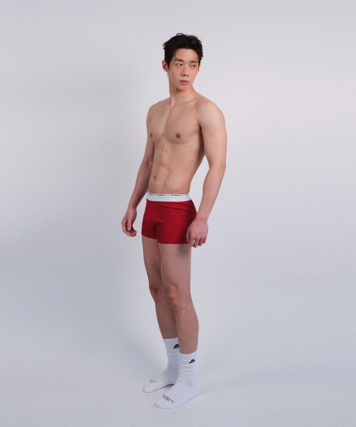 레코딩하우스(RECORDINGHOUSE) REC HEY B!TCH BOXER BRIEFS [RED]