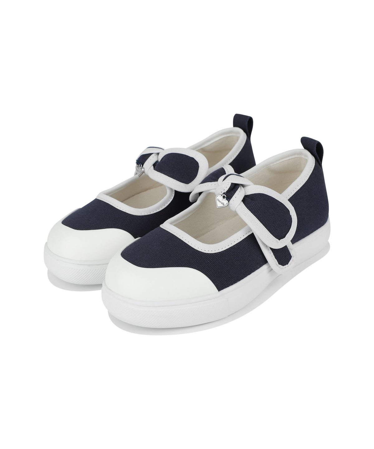 마리떼 키즈(MARITHÉ KIDS) KIDS W RIBBON MARYJANE SNEAKERS navy