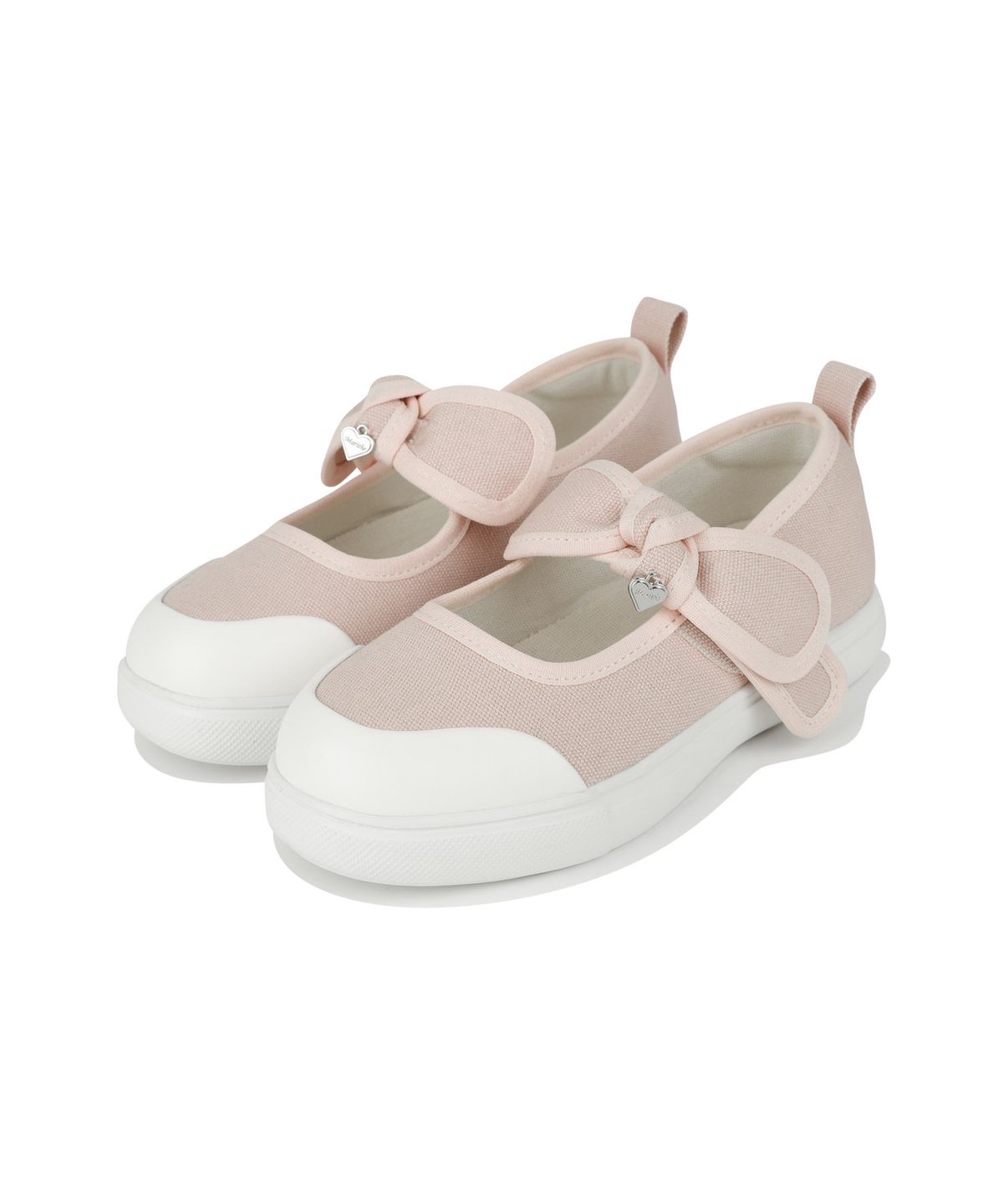 마리떼 키즈(MARITHÉ KIDS) KIDS W RIBBON MARYJANE SNEAKERS gray pink