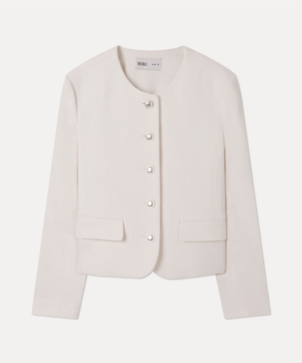 미쏘(MIXXO) 라운드 트위드자켓_MIWJKG32PB