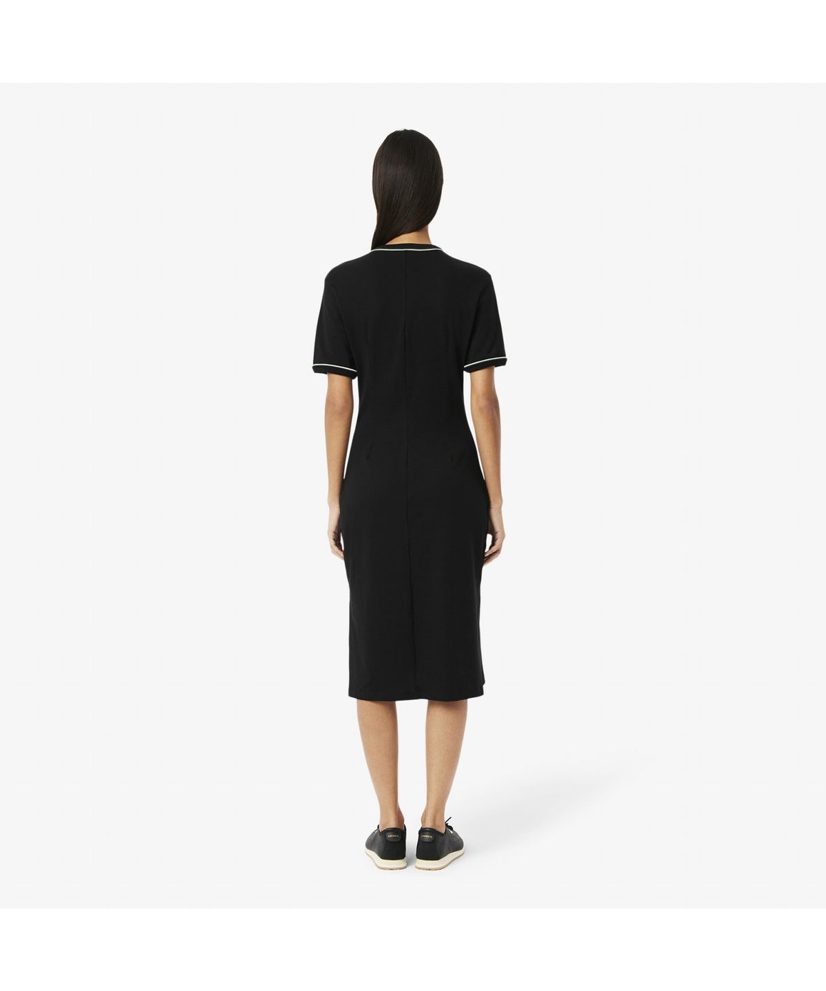 라코스테(LACOSTE) 여성 에센셜 핏앤플레어 티셔츠 드레스 EF9988-55G M1Y