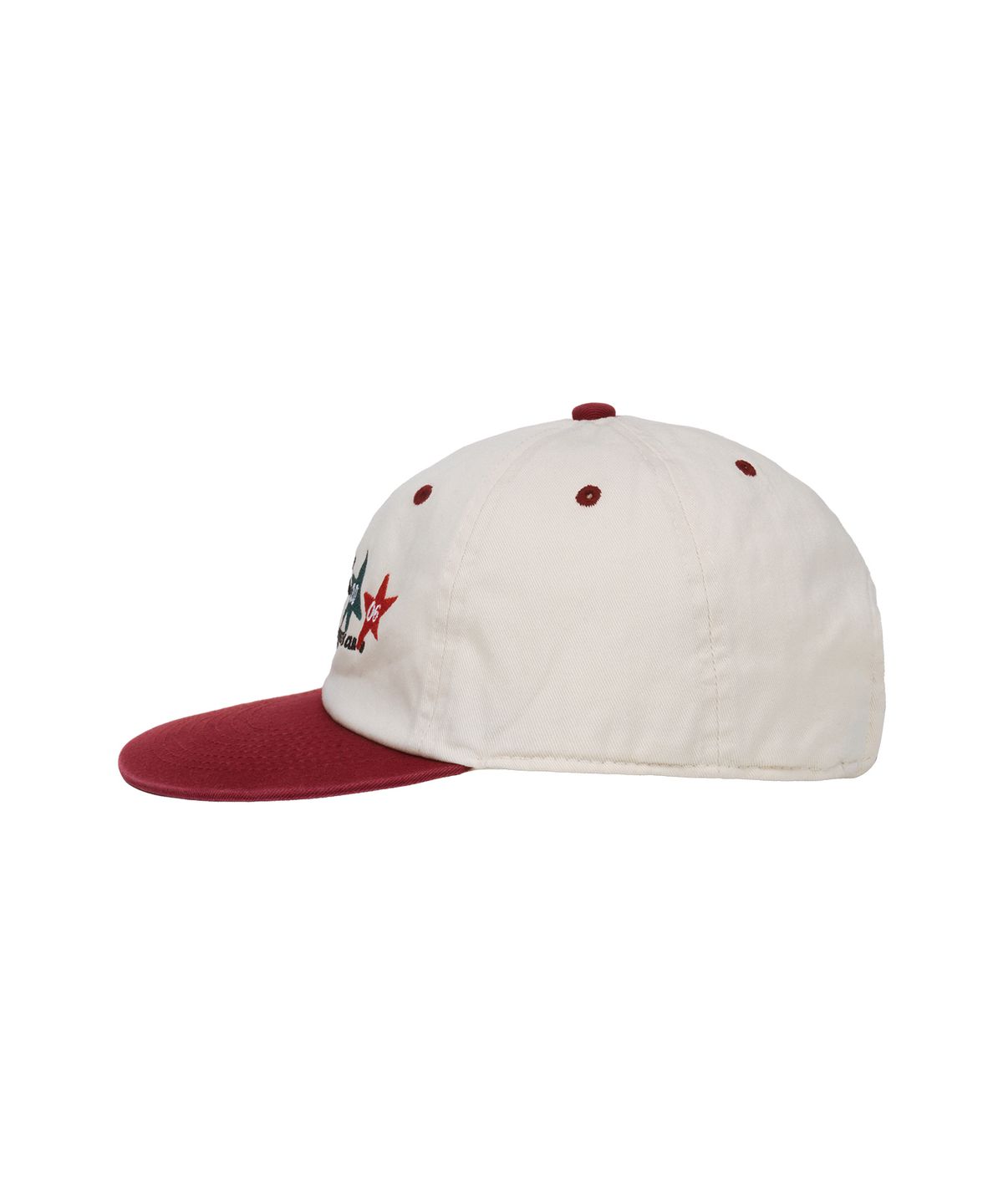 유니버스 가먼트(UNIVERSE GARMENT) 애슬래틱 투톤 워싱 캡_BURGUNDY