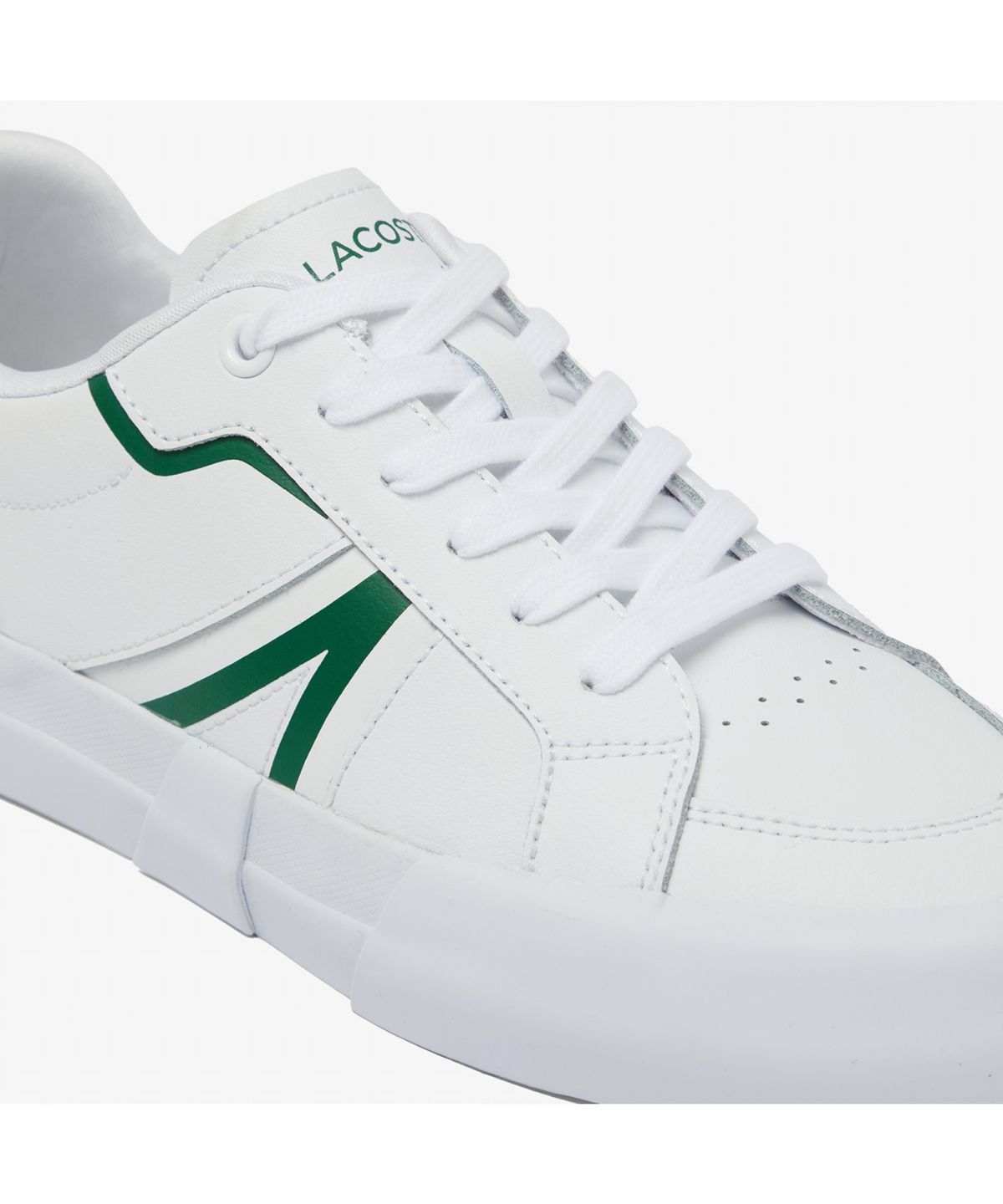 라코스테(LACOSTE) 여성 L004 대비 레더 스니커즈 RZ8002W54N 082