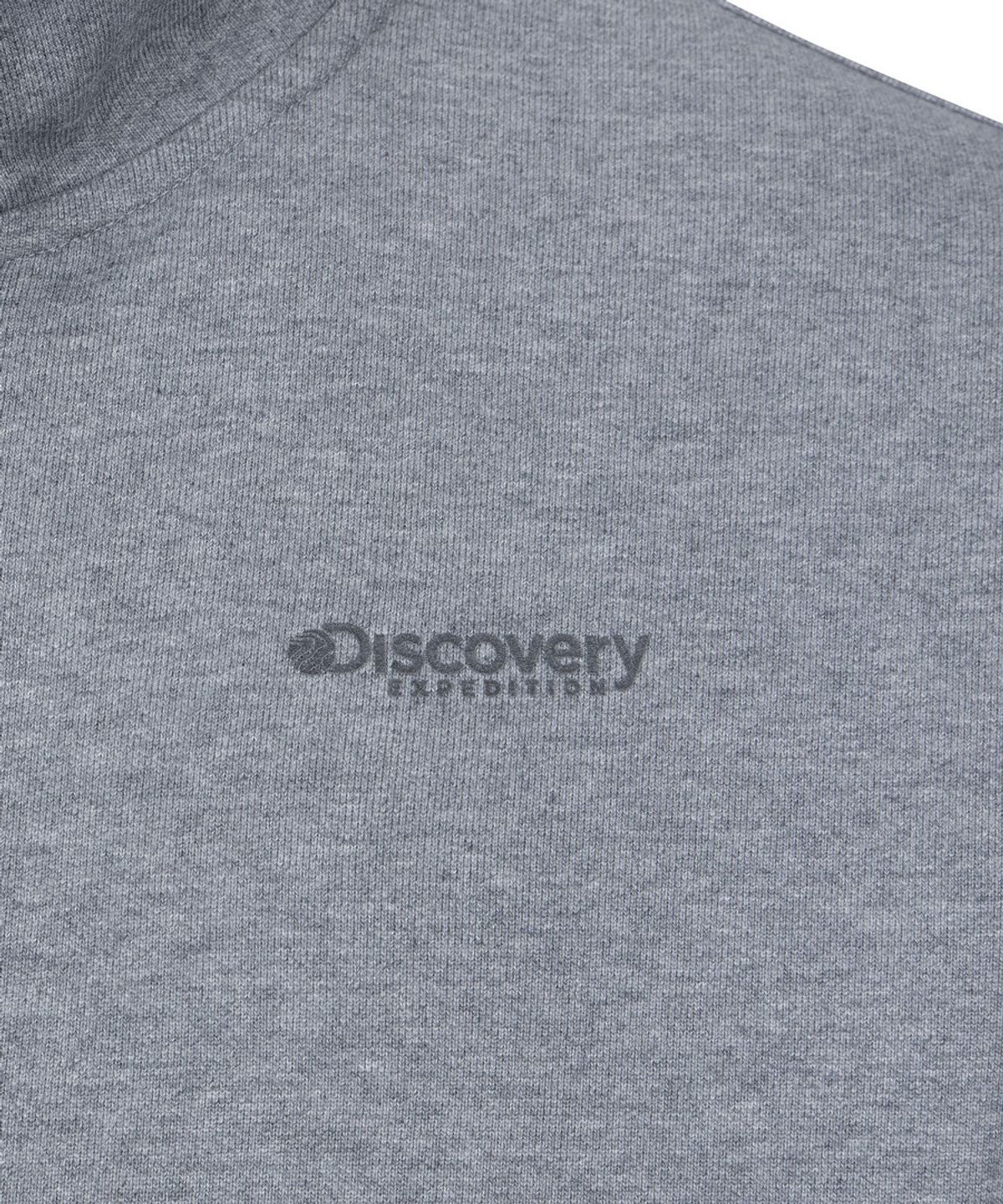 디스커버리 익스페디션(DISCOVERY EXPEDITION) 남성 에센셜 니트 트레이닝 하이넥 자켓 (M/GREY)