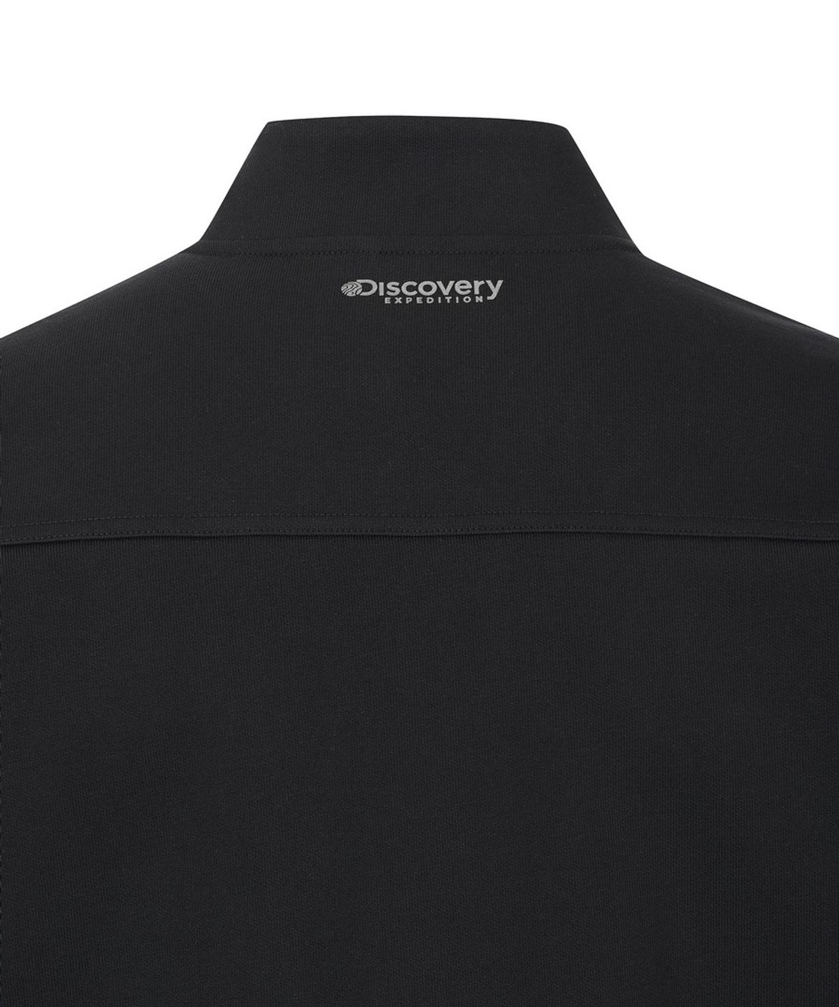 디스커버리 익스페디션(DISCOVERY EXPEDITION) 남성 에센셜 니트 트레이닝 하이넥 자켓 (BLACK)