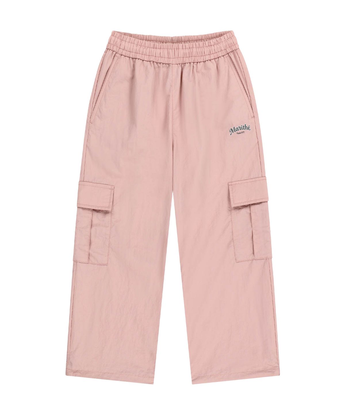 마리떼 키즈(MARITHÉ KIDS) KIDS LETTERING LOGO CARGO PANTS pink