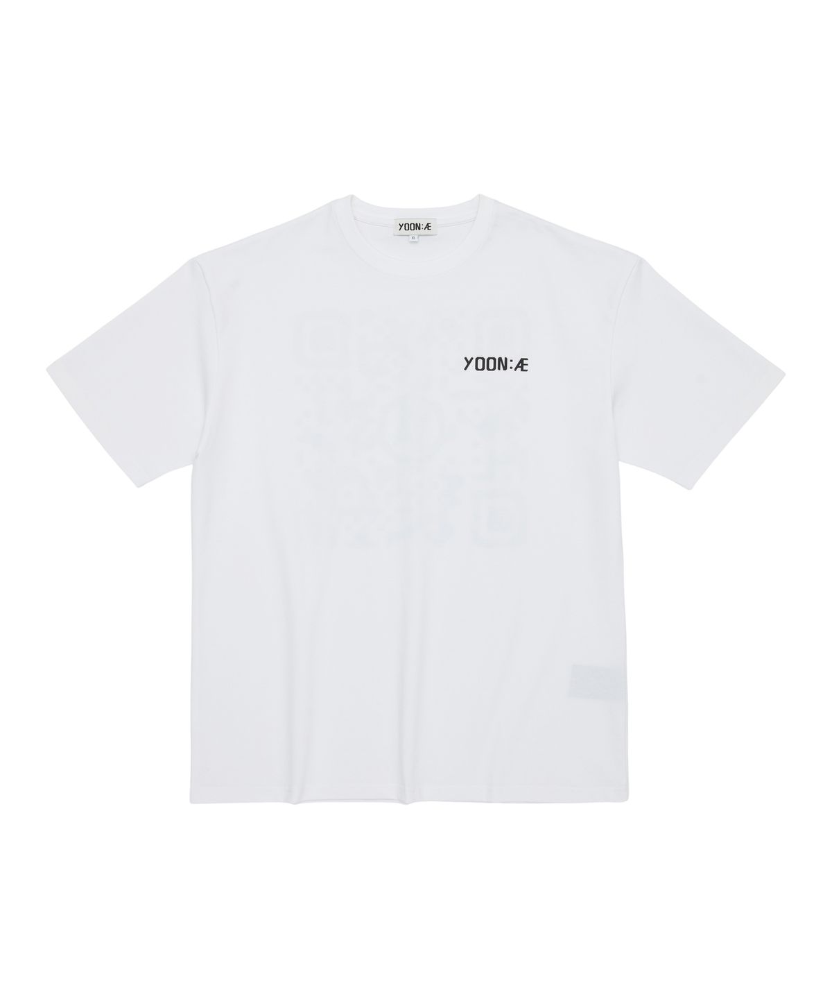 윤 애(YOON AE) QR Code T-Shirt (White)