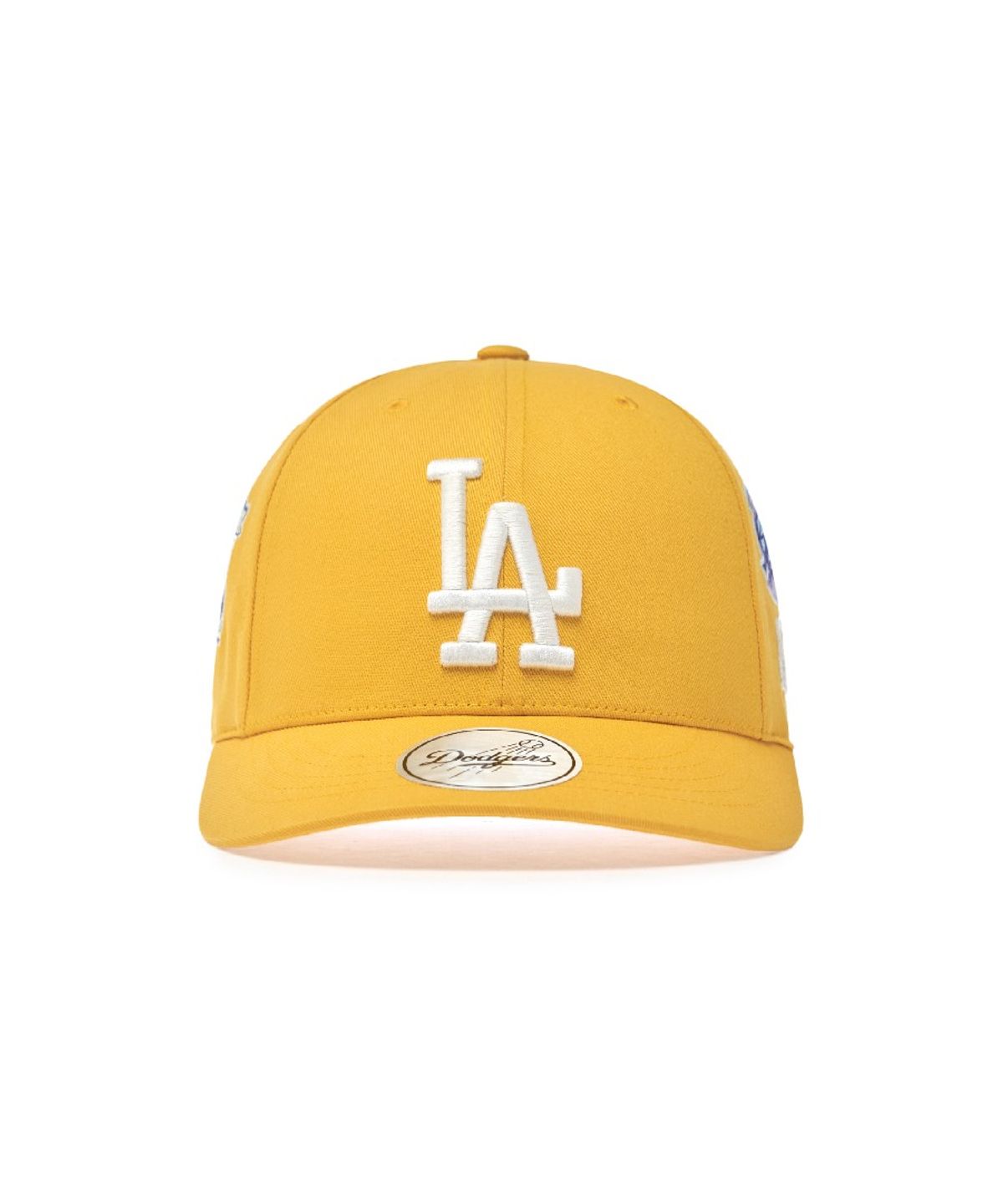 엠엘비(MLB) 시그니처 올오버 패치 스트럭쳐 볼캡 LA (Mustard)