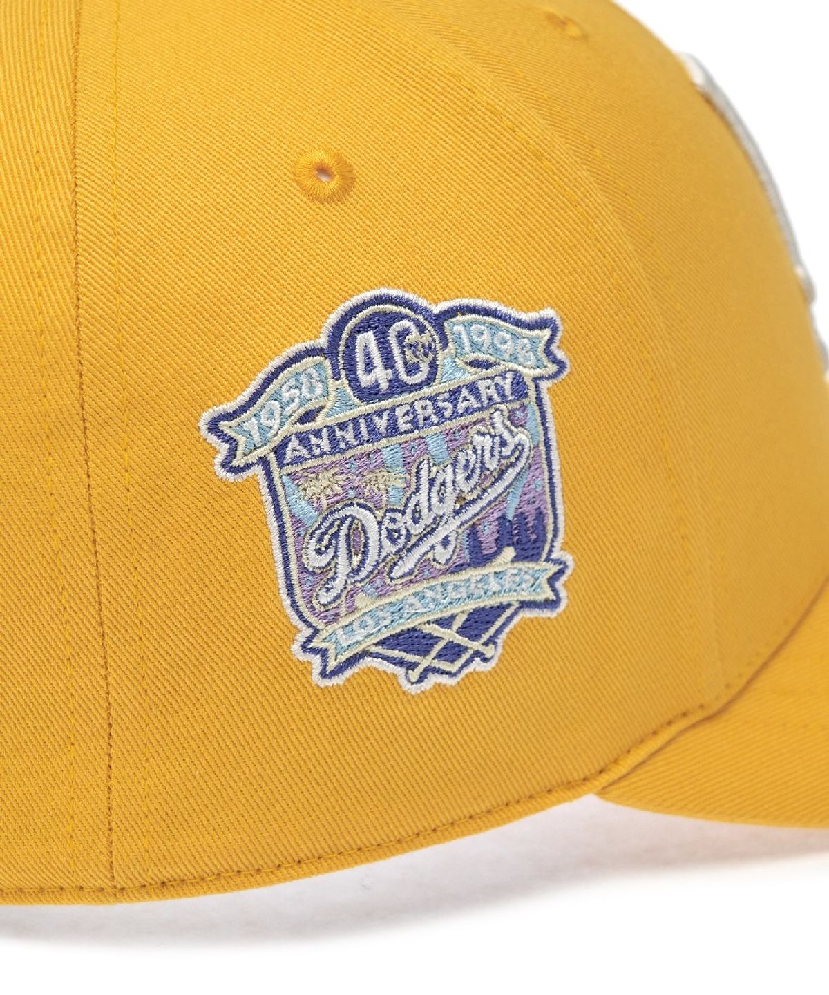 엠엘비(MLB) 시그니처 올오버 패치 스트럭쳐 볼캡 LA (Mustard)