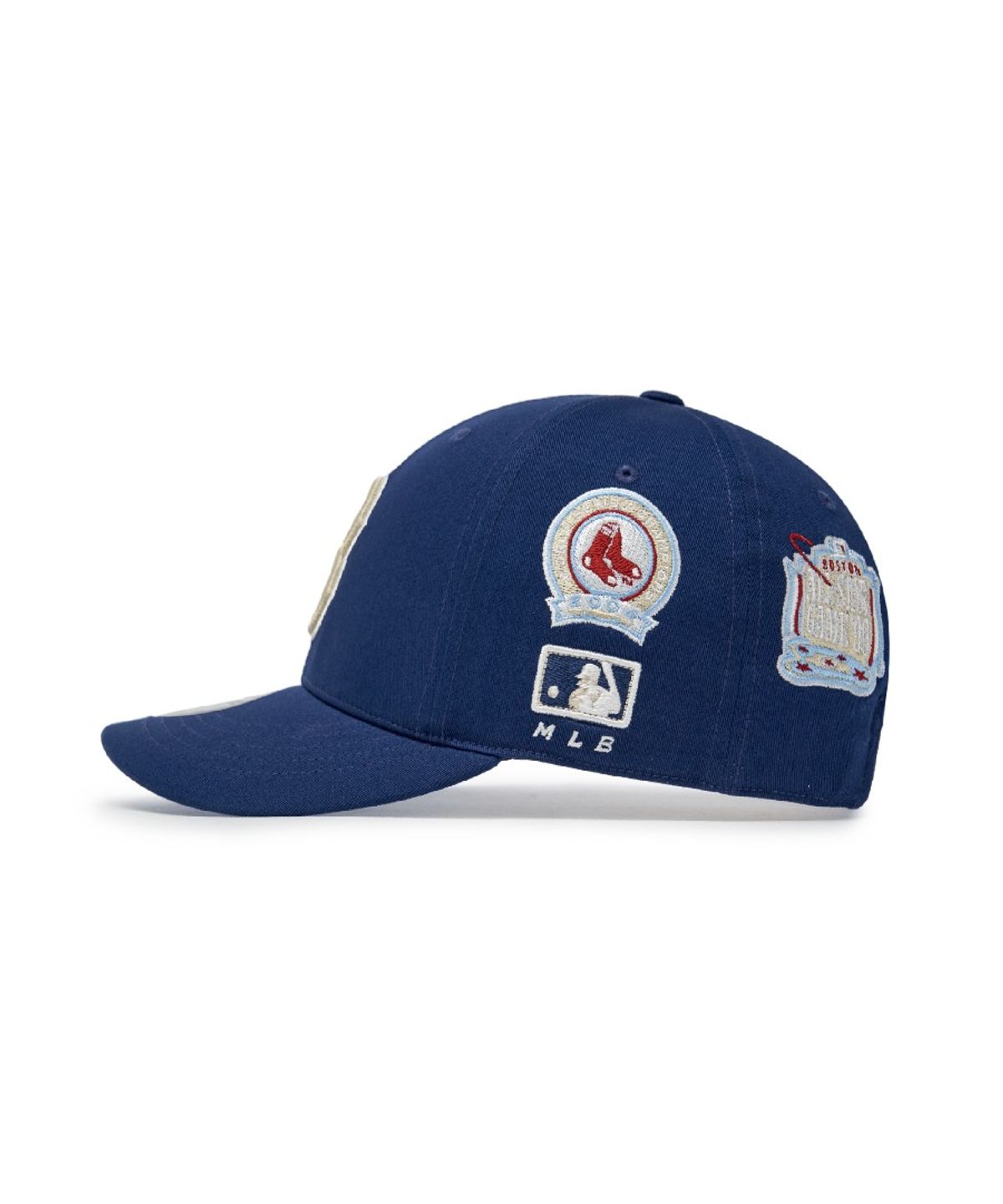 엠엘비(MLB) 시그니처 올오버 패치 스트럭쳐 볼캡 BOS (Mg.Navy)