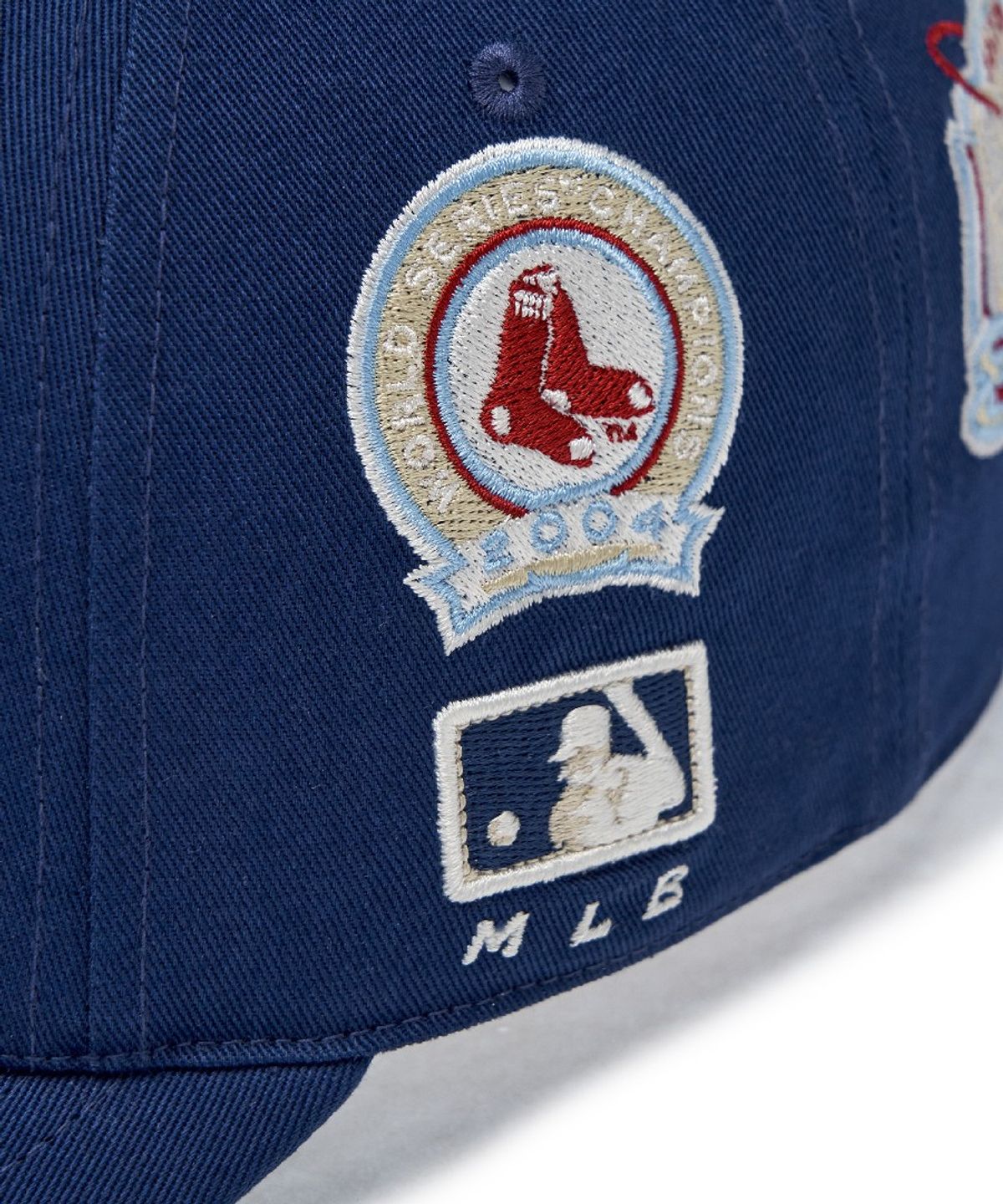 엠엘비(MLB) 시그니처 올오버 패치 스트럭쳐 볼캡 BOS (Mg.Navy)