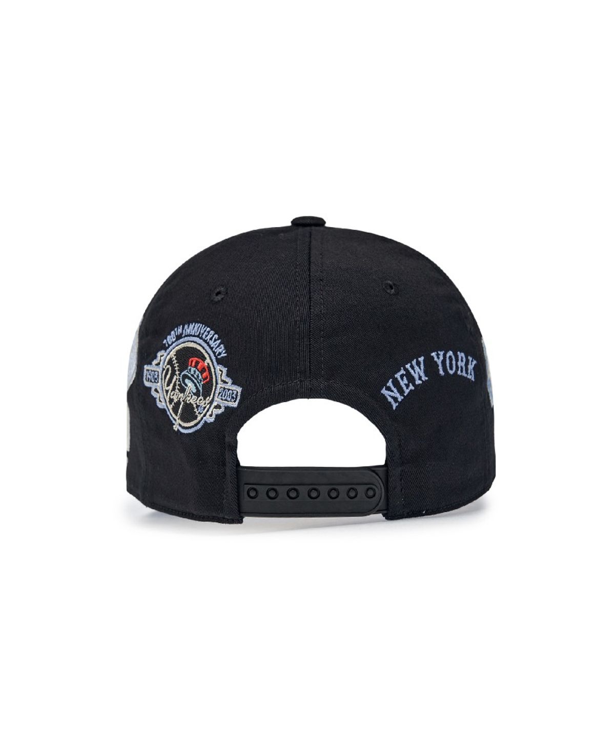엠엘비(MLB) 시그니처 올오버 패치 스트럭쳐 볼캡 NY (Black)
