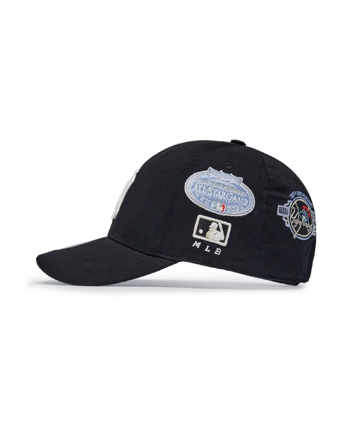 엠엘비(MLB) 시그니처 올오버 패치 스트럭쳐 볼캡 NY (Black)