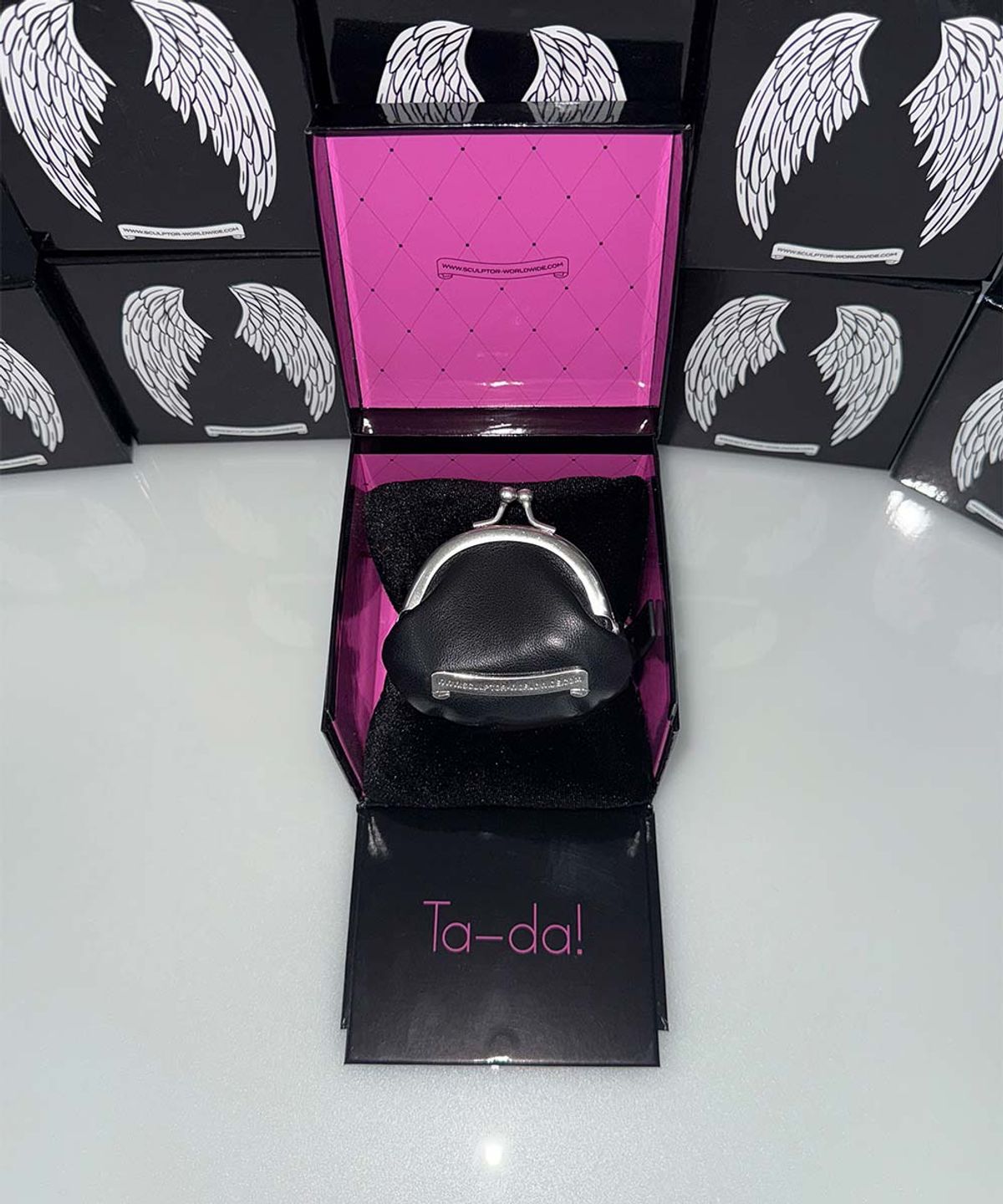 스컬프터(SCULPTOR) I Shell Coin Purse Matte Black