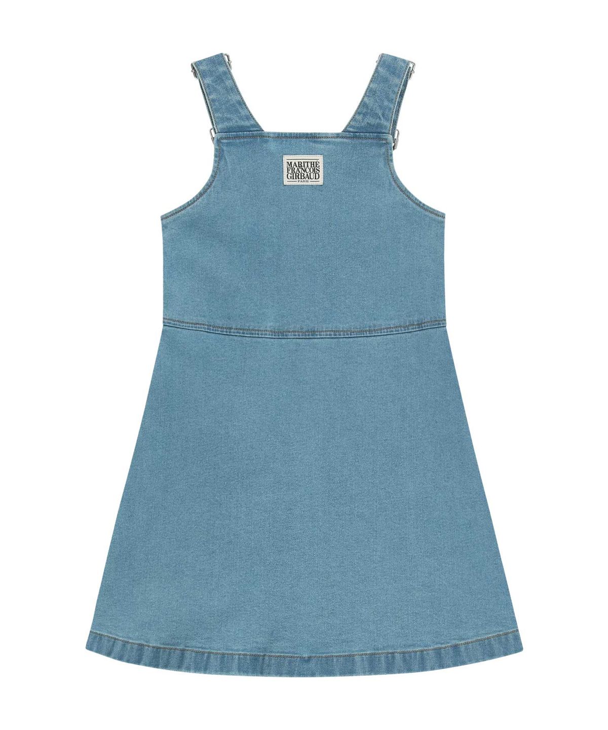 마리떼 키즈(MARITHÉ KIDS) KIDS W A-LINE DENIM OVERALL SKIRT blue
