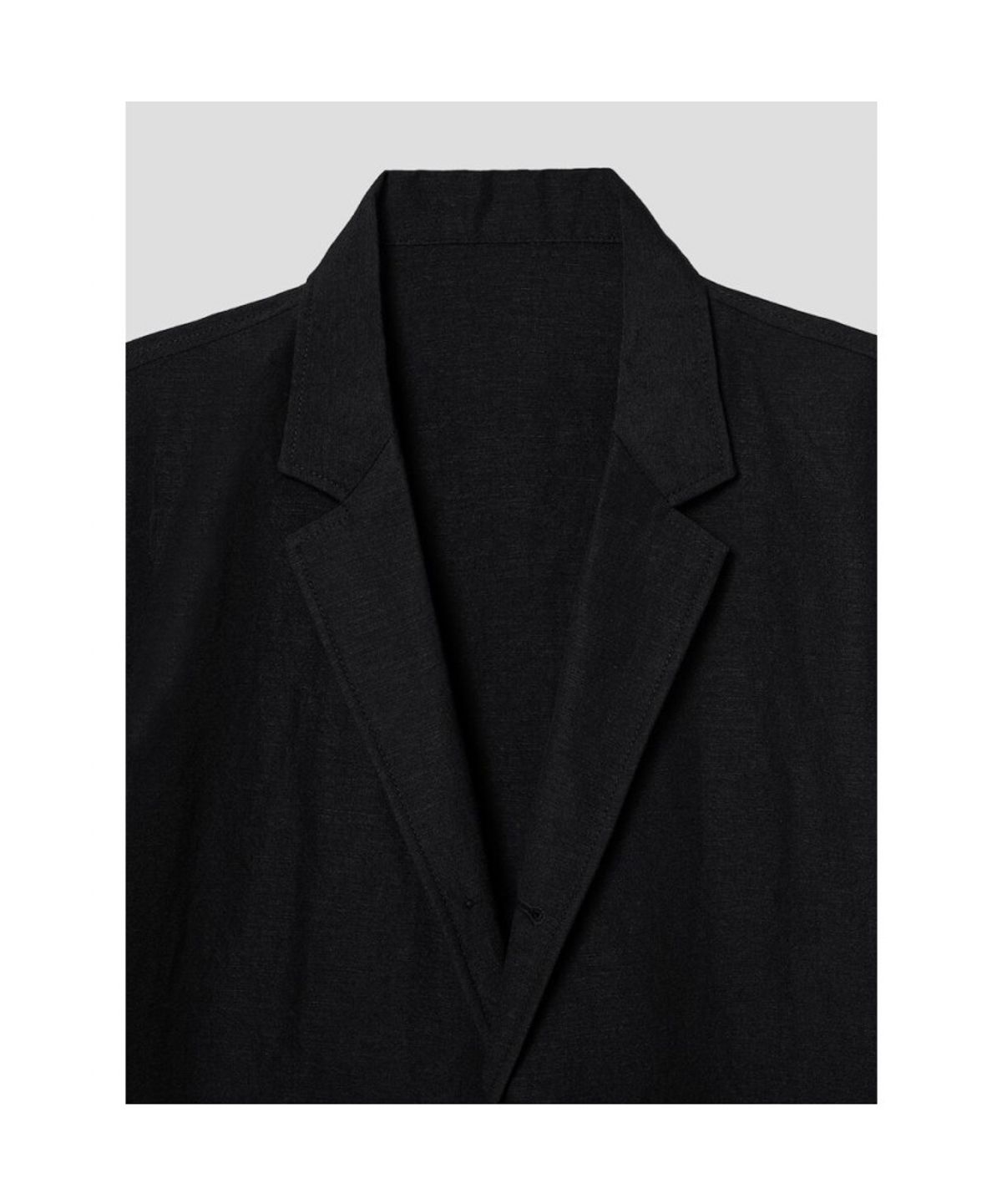 시프트지(SHIFT.G) Wool Linen Editor SetUp Jacket  Black