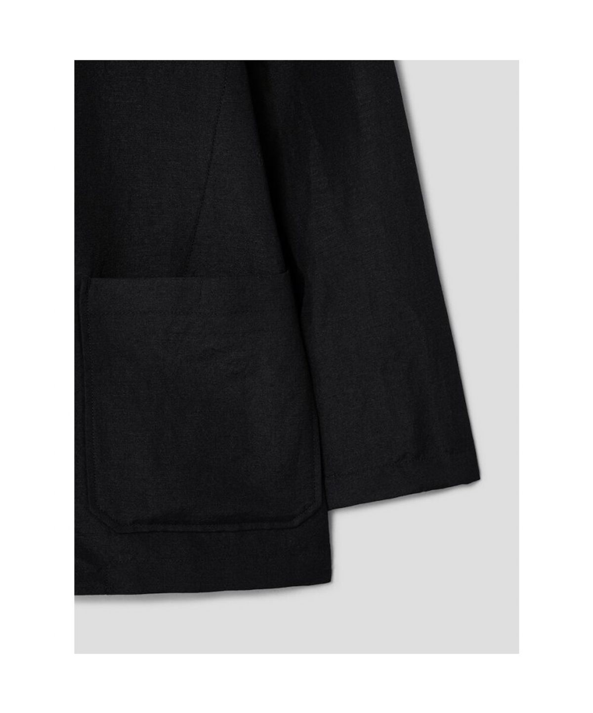 시프트지(SHIFT.G) Wool Linen Editor SetUp Jacket  Black