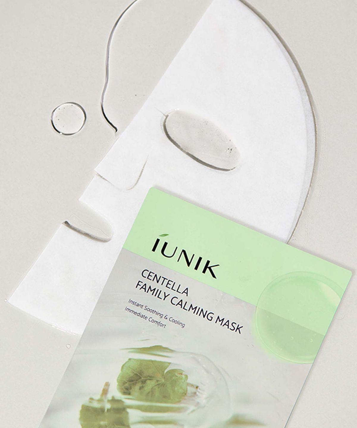 아이유닉(IUNIK) 센텔라 패밀리 카밍 마스크 10개입 + 티트리 세럼 15ml 증정