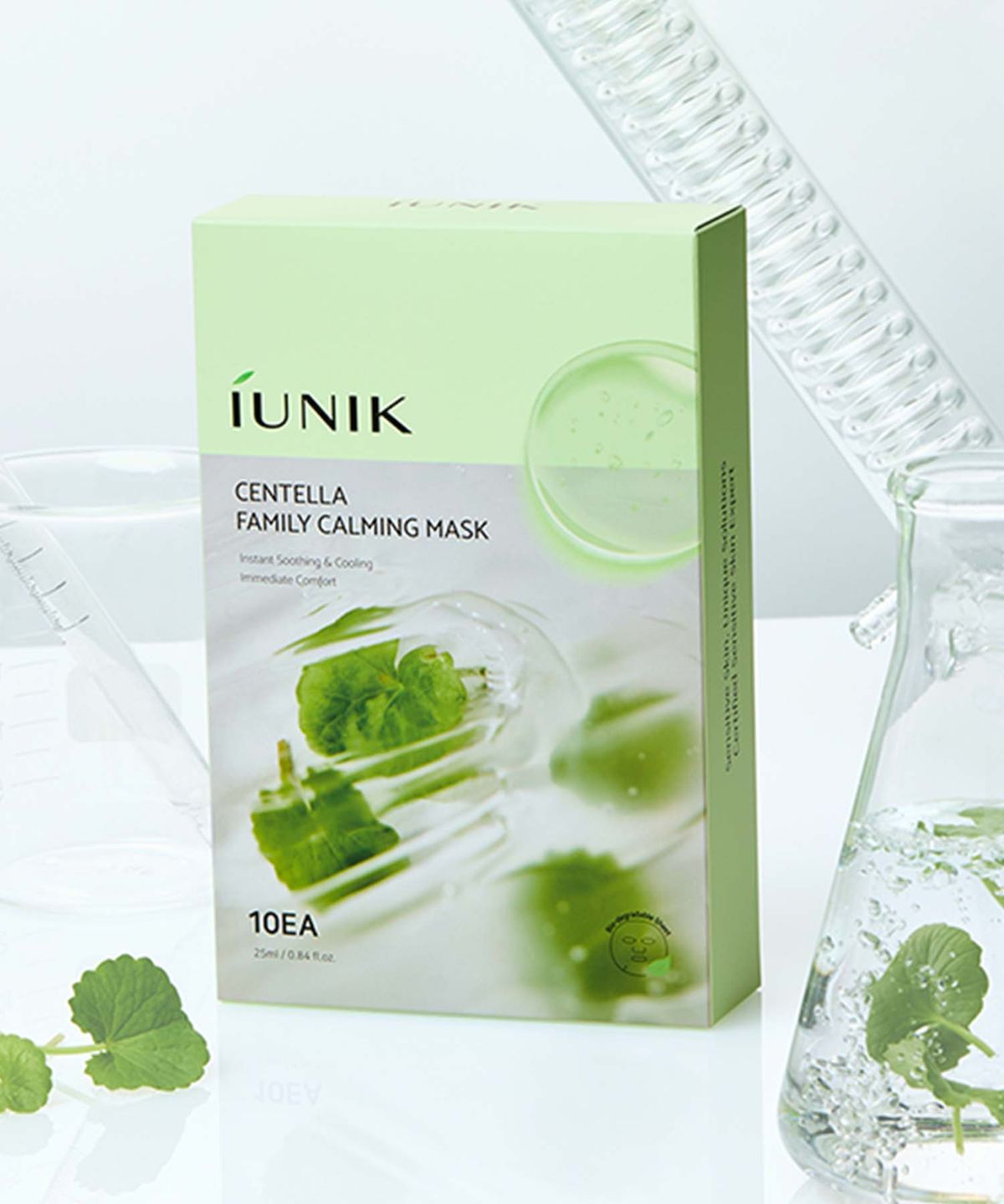 아이유닉(IUNIK) 센텔라 패밀리 카밍 마스크 10개입 + 티트리 세럼 15ml 증정