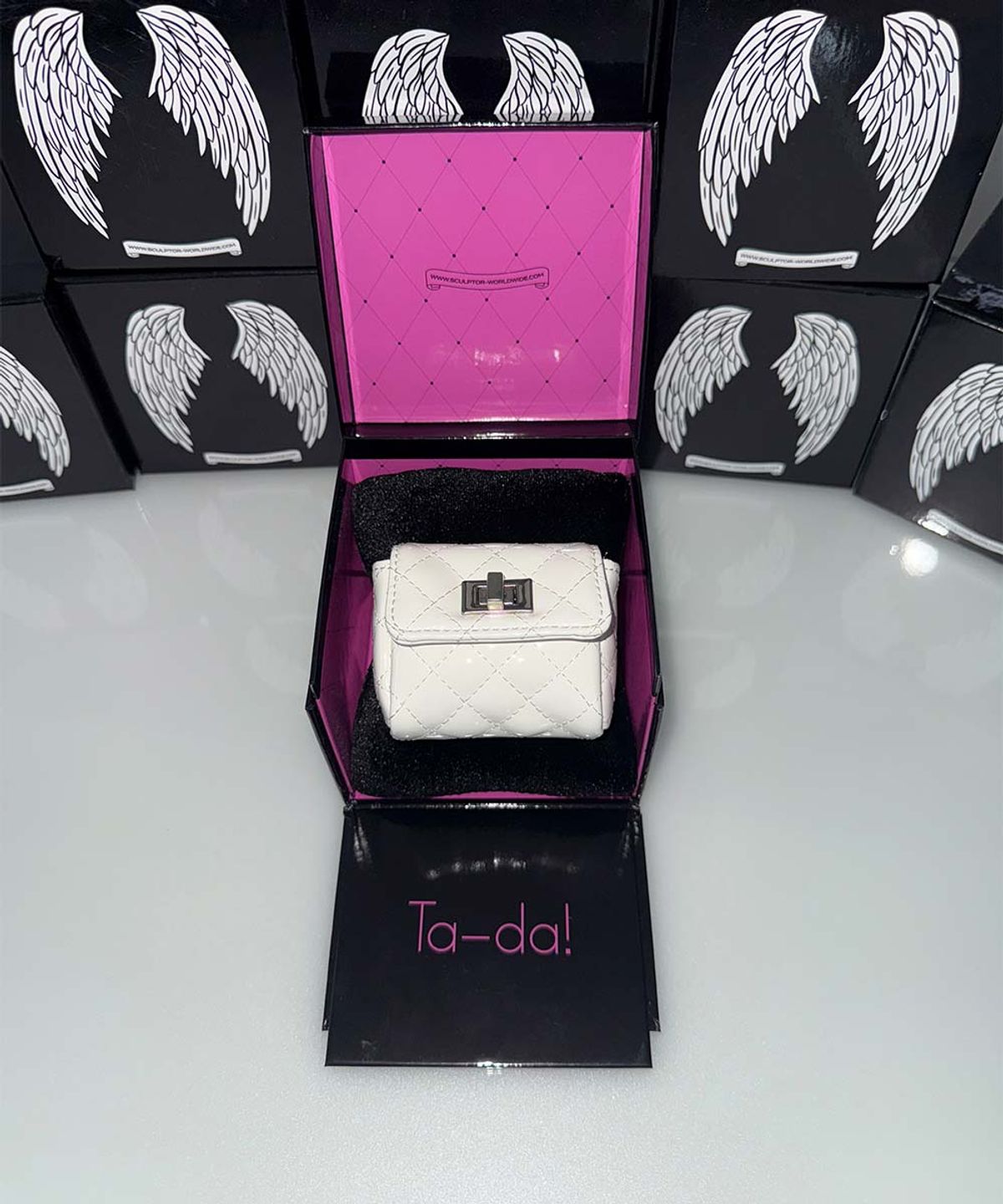 스컬프터(SCULPTOR) I Coin Purse Enamel White