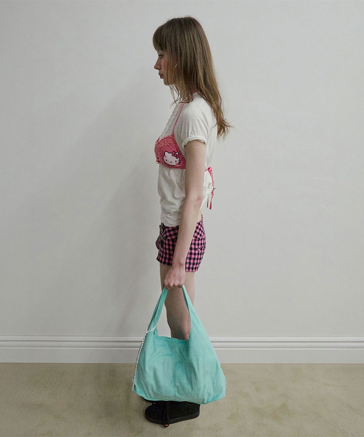 스컬프터(SCULPTOR) Everyday Hobo Bag Turquoise