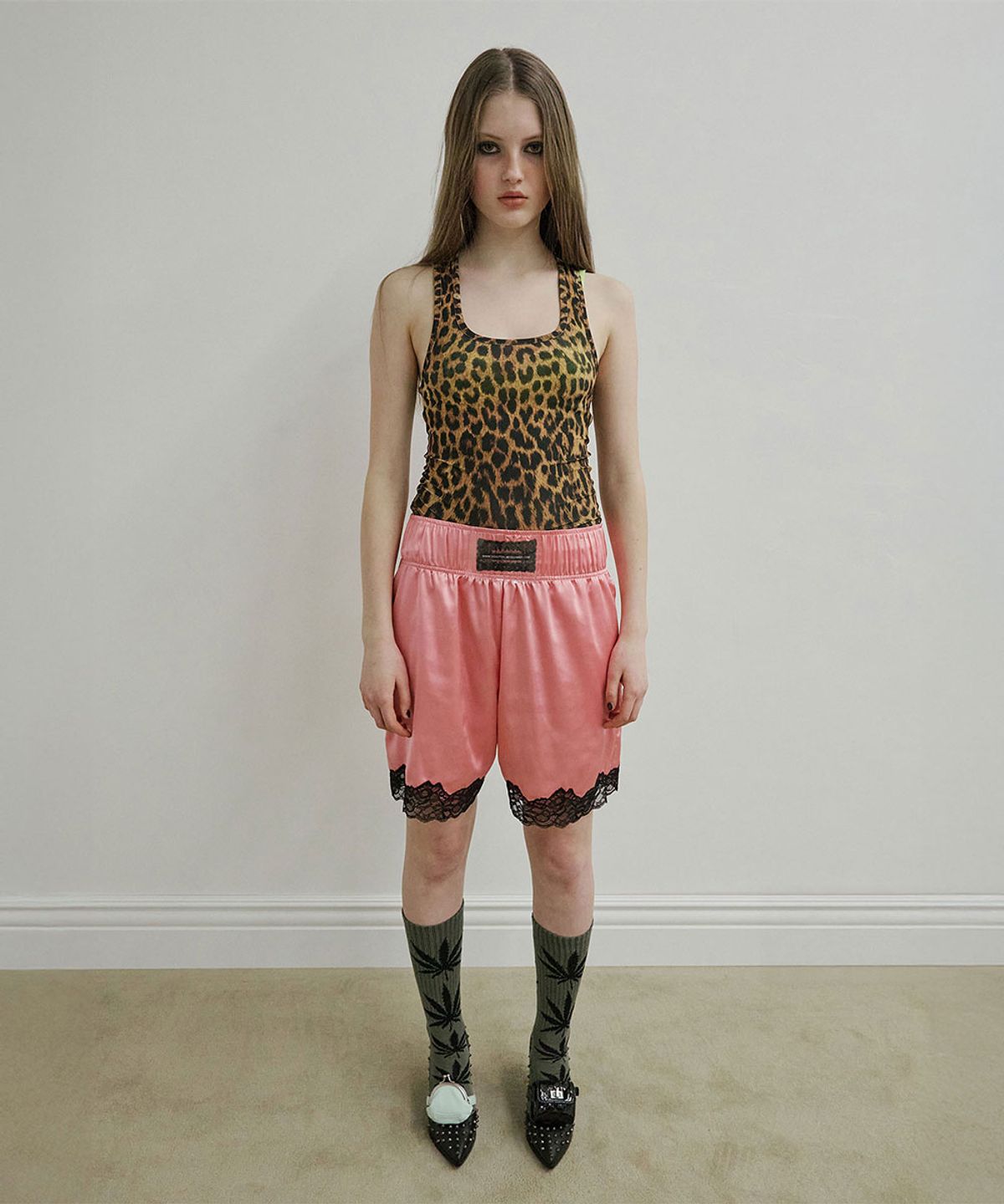 스컬프터(SCULPTOR) Sweet Dreams Boxer Pants Acid Pink