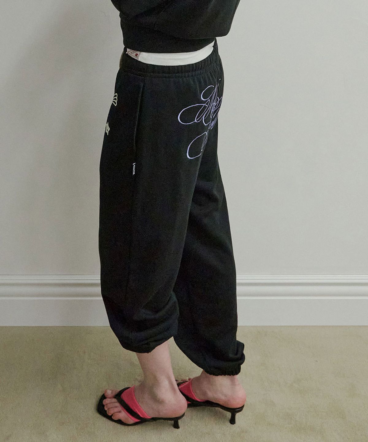 스컬프터(SCULPTOR) Glow In The Dark Sweatpants Black