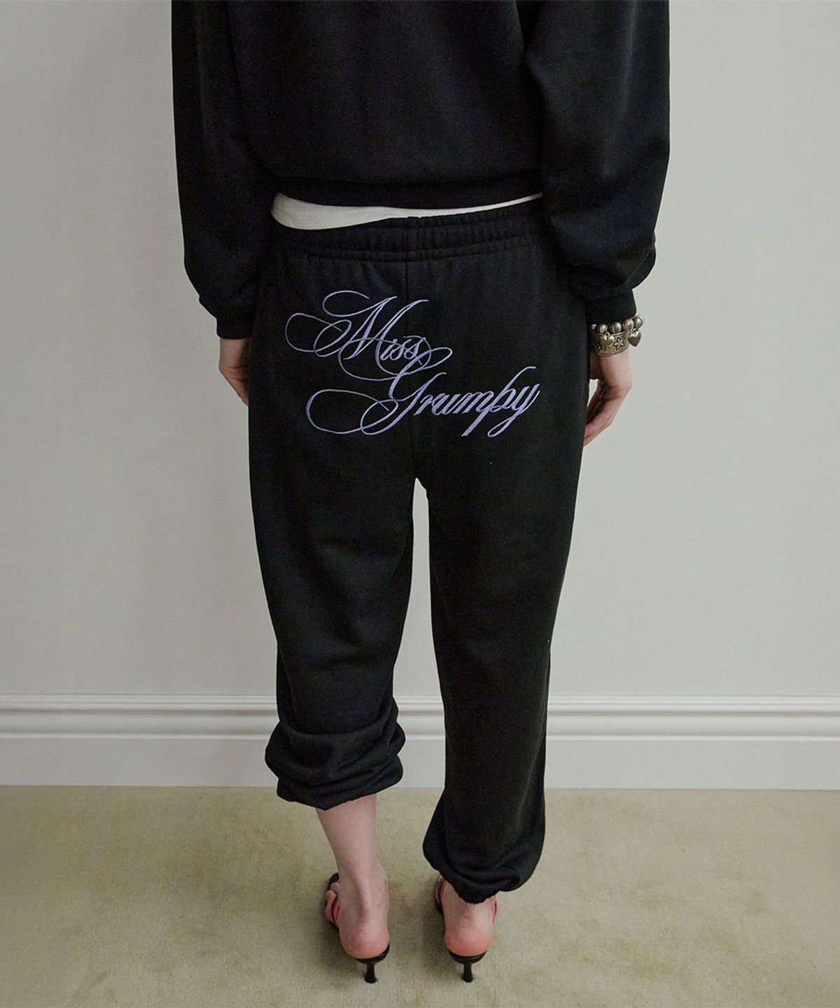 스컬프터(SCULPTOR) Glow In The Dark Sweatpants Black