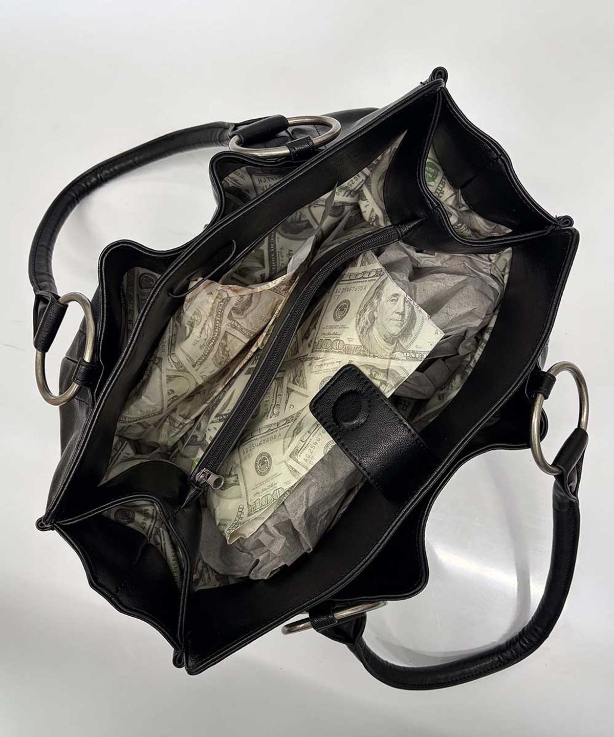 스컬프터(SCULPTOR) Metal Stud Tote Bag Black