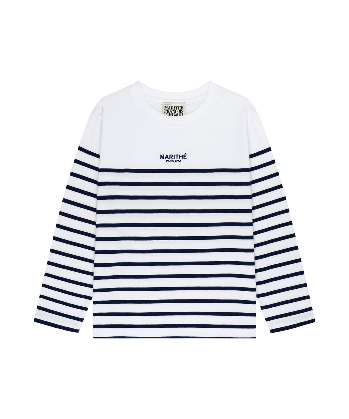 마리떼 키즈(MARITHÉ KIDS) KIDS BORDER STRIPE LONG SLEEVE TEE navy