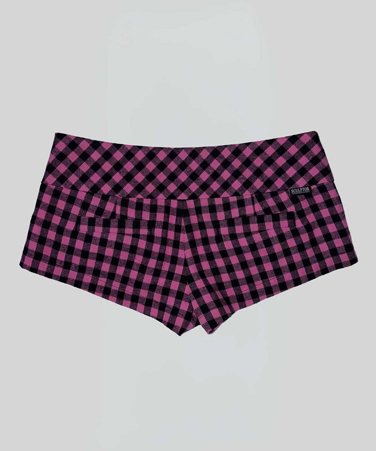 스컬프터(SCULPTOR) New Emo Gingham Micro Shorts Pink