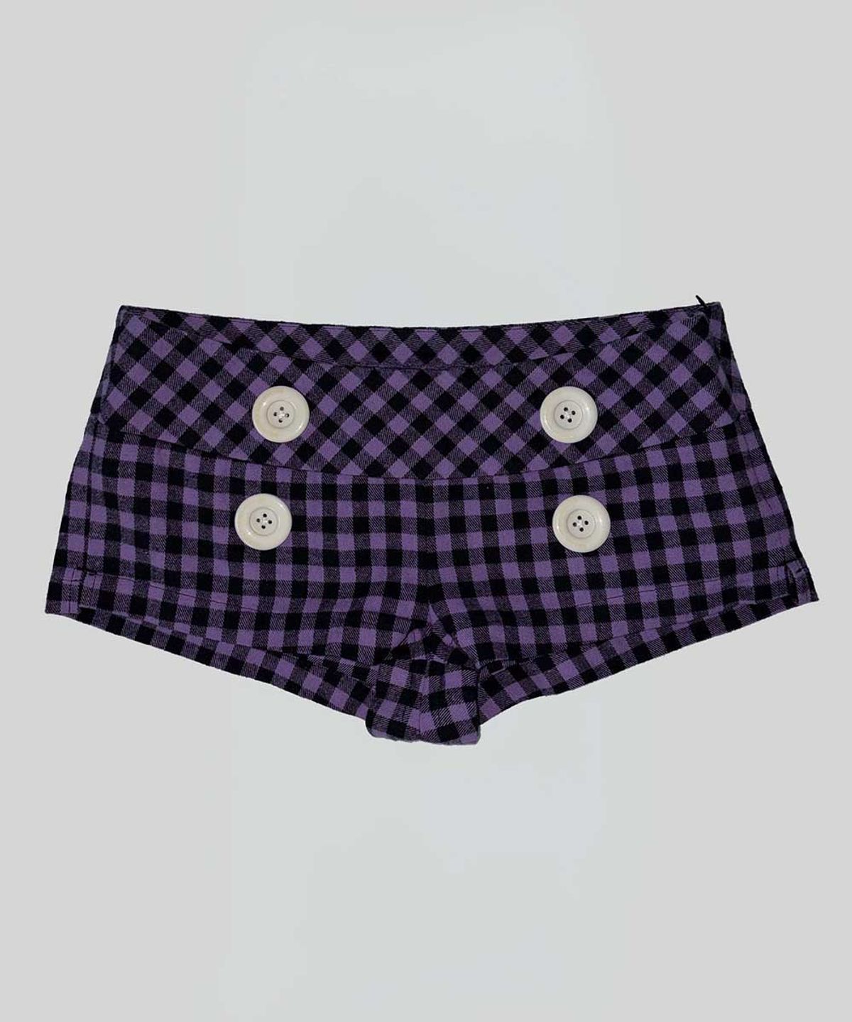 스컬프터(SCULPTOR) New Emo Gingham Micro Shorts Purple