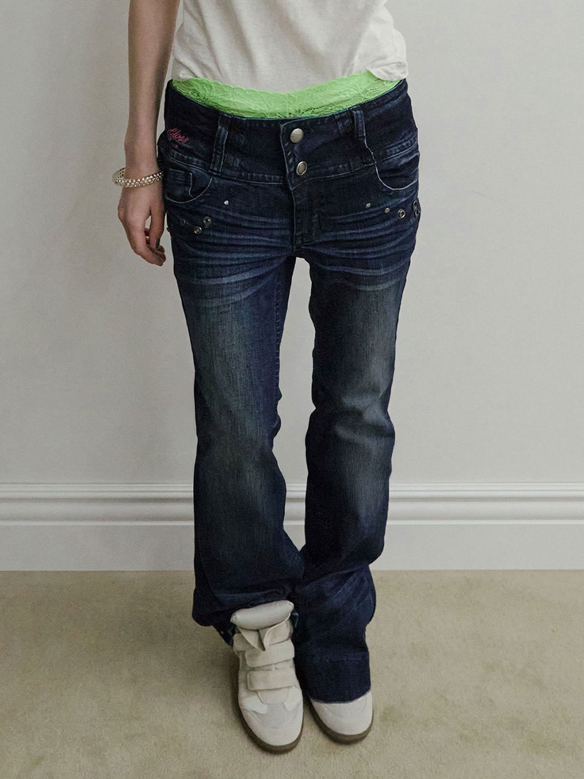 스컬프터(SCULPTOR) DIY Bootcut Denim Indigo