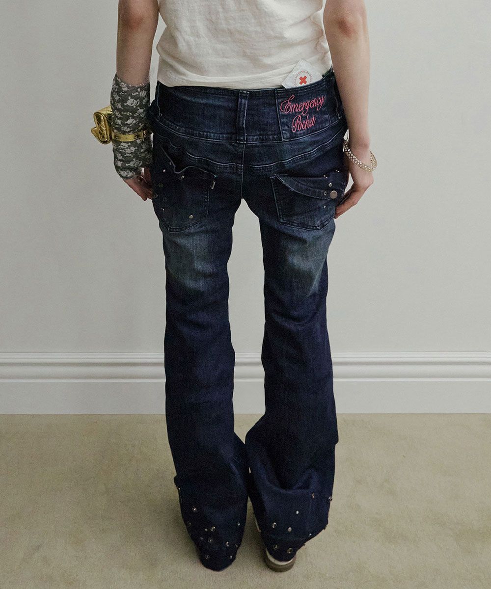 스컬프터(SCULPTOR) DIY Bootcut Denim Indigo - 사이즈 & 후기 | 무신사