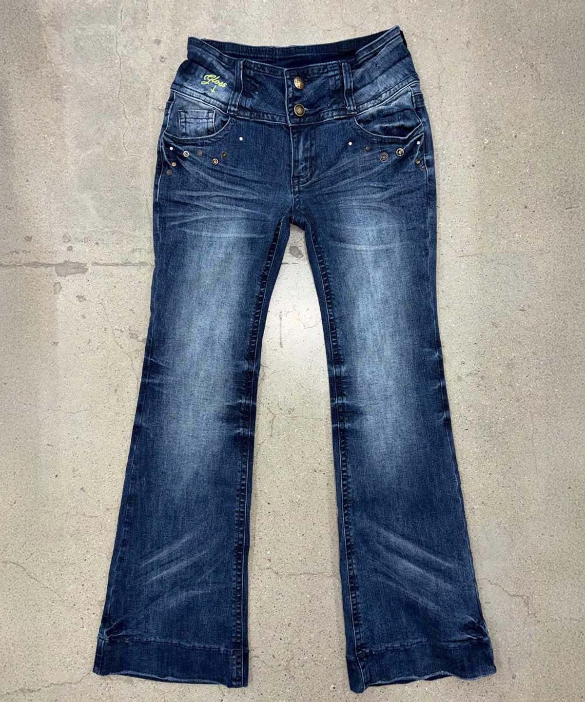 스컬프터(SCULPTOR) DIY Bootcut Denim Mid Blue