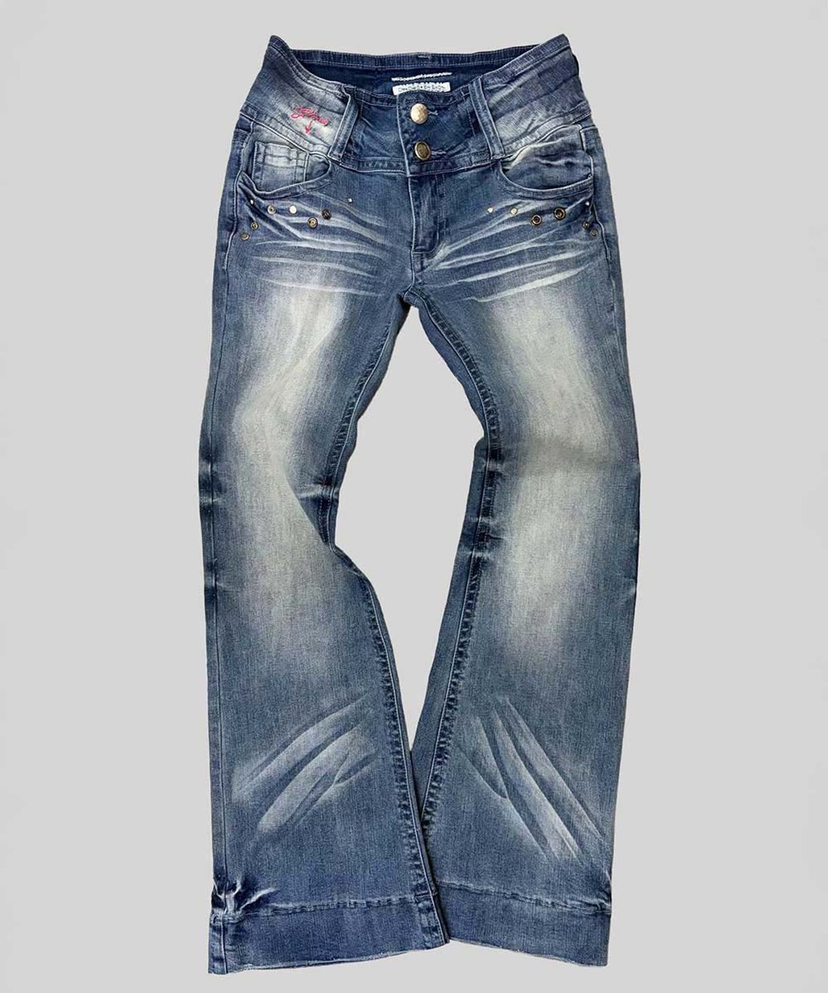 스컬프터(SCULPTOR) DIY Bootcut Denim Ice Blue