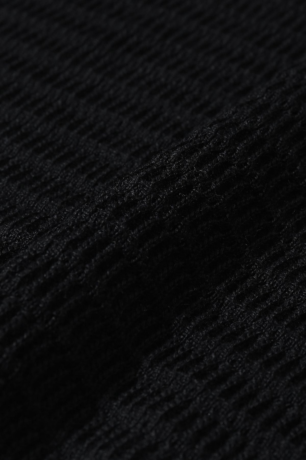 르몽생미셸(LE MONT ST MICHEL) GURON-FANCY STITCH CARDIGAN_Black