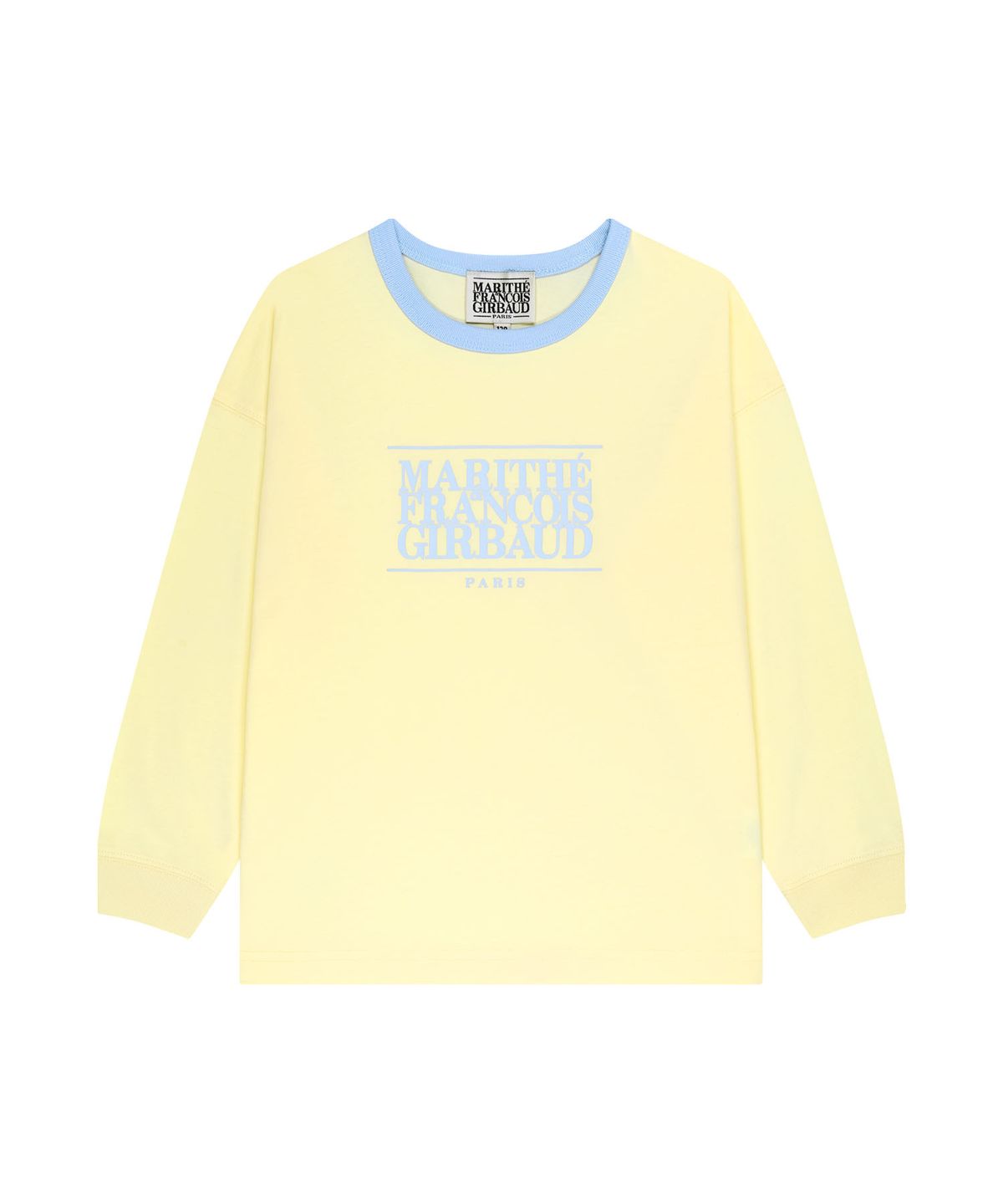 마리떼 키즈(MARITHÉ KIDS) KIDS CLASSIC LOGO LONG SLEEVE TEE yellow
